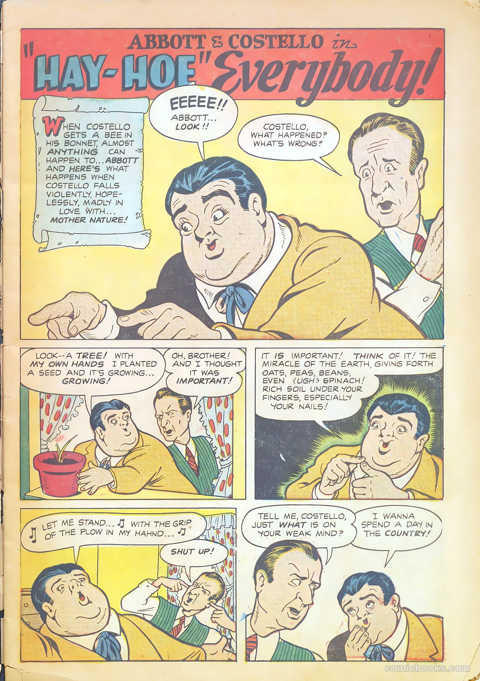 Abbott and Costello Comics #33 — page 3 of 36