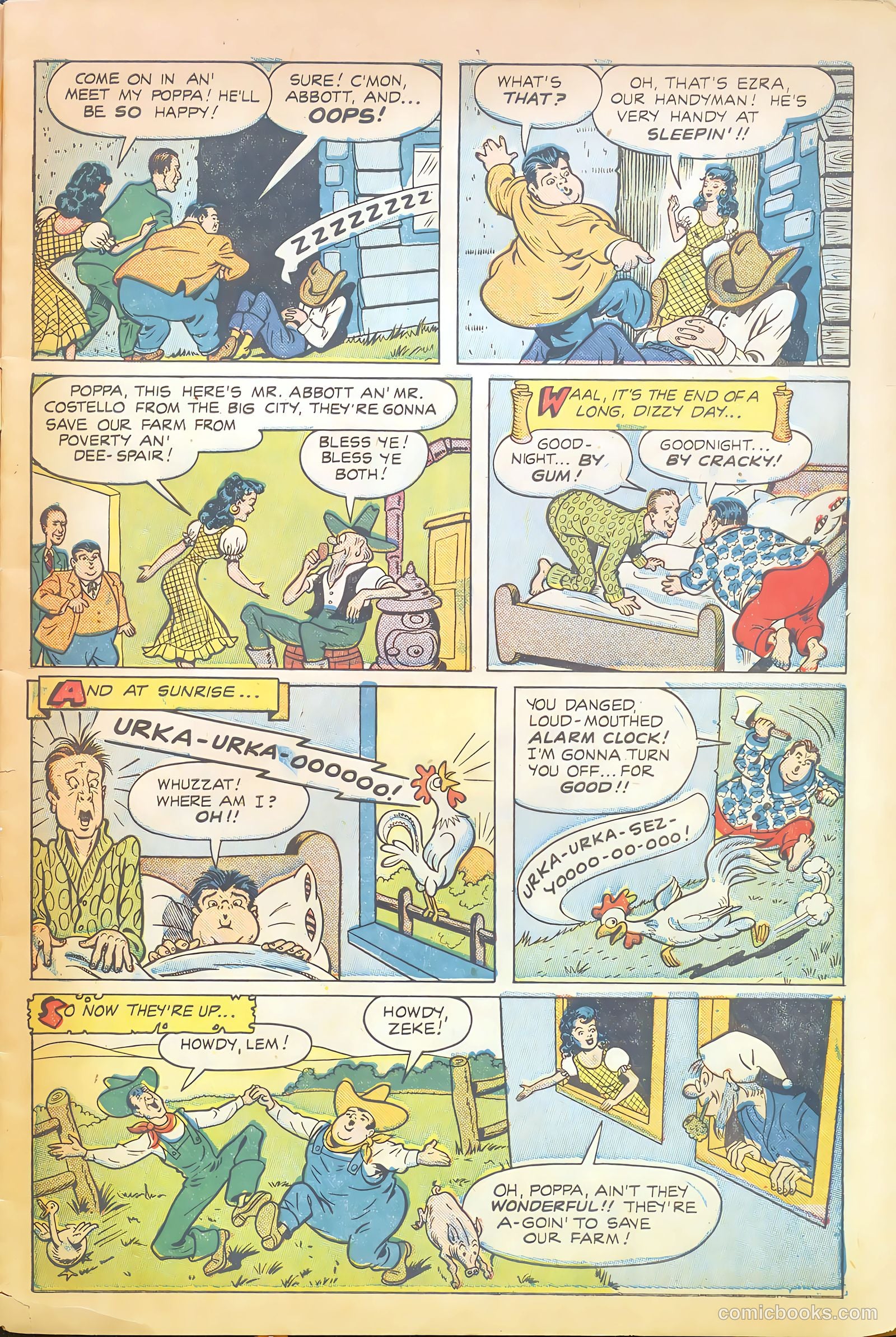 Abbott and Costello Comics #33 — page 7 of 36