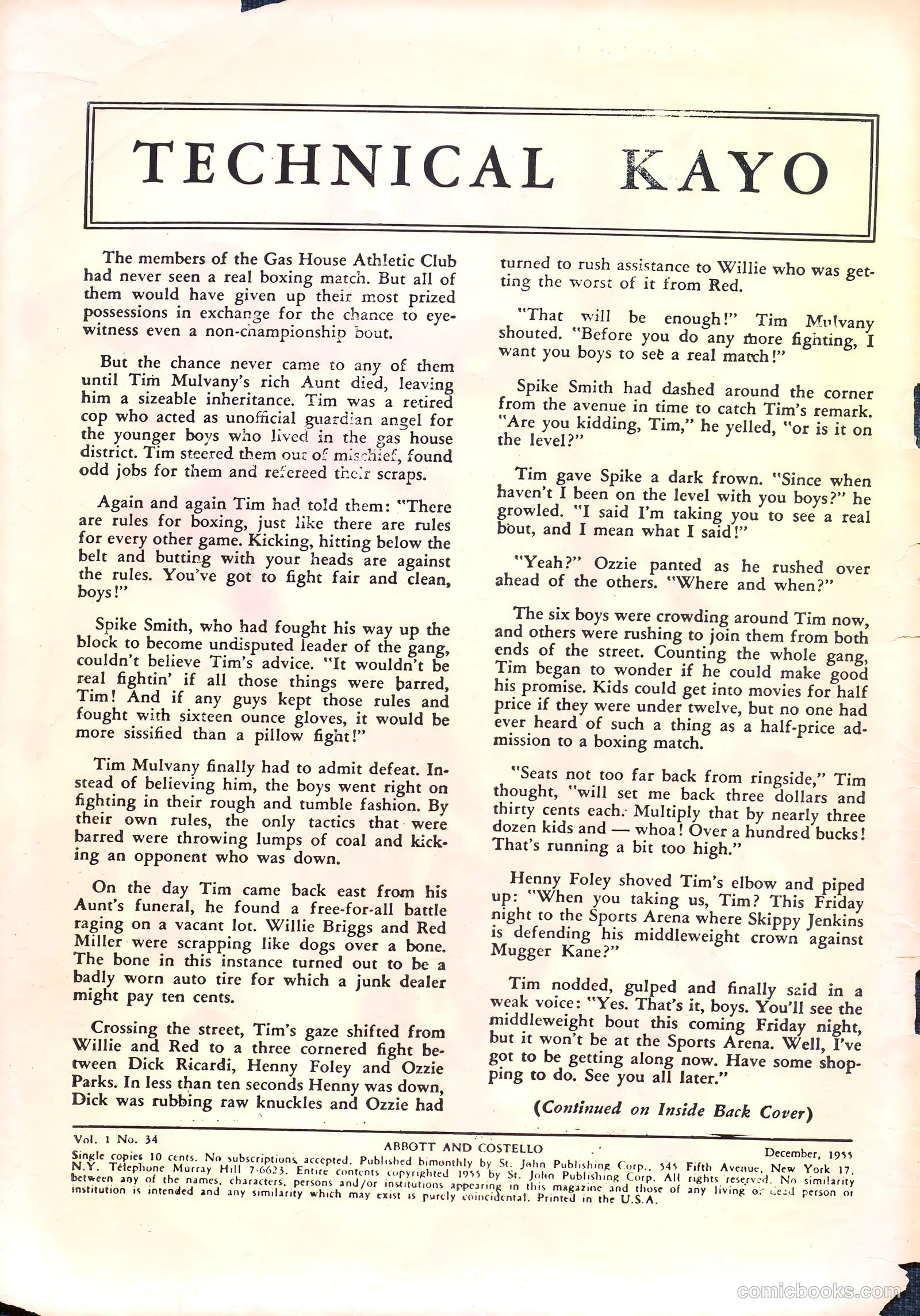 Abbott and Costello Comics #34 — page 2 of 37