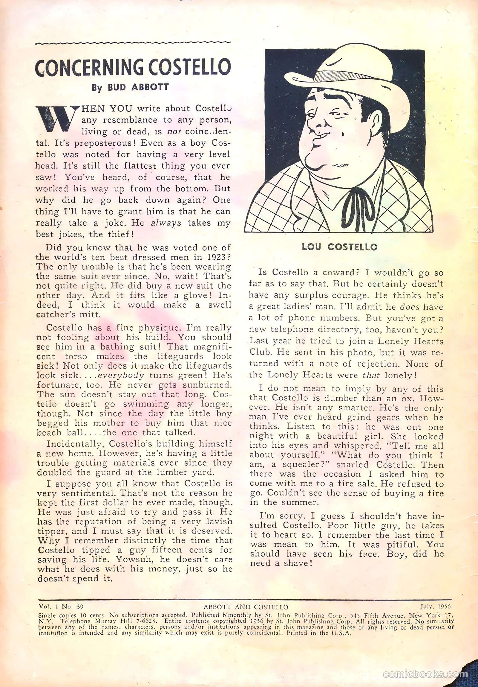 Abbott and Costello Comics #39 — page 2 of 36
