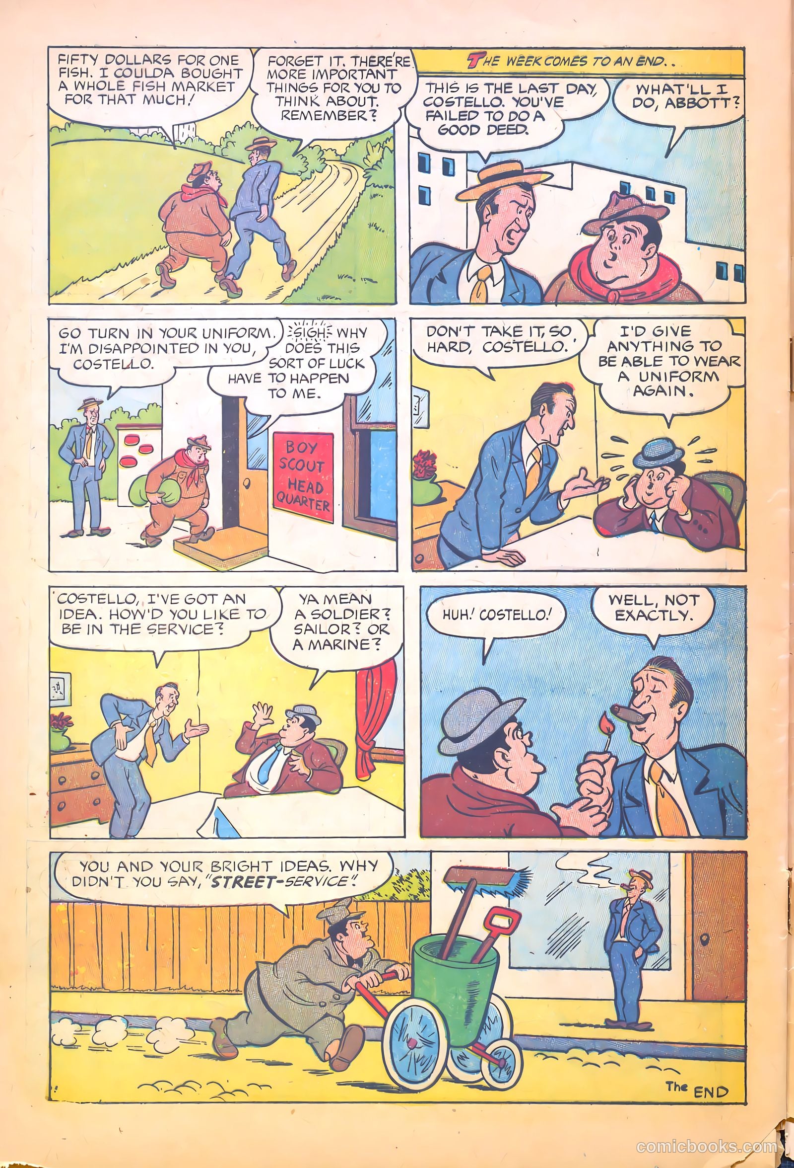 Abbott and Costello Comics #39 — page 30 of 36