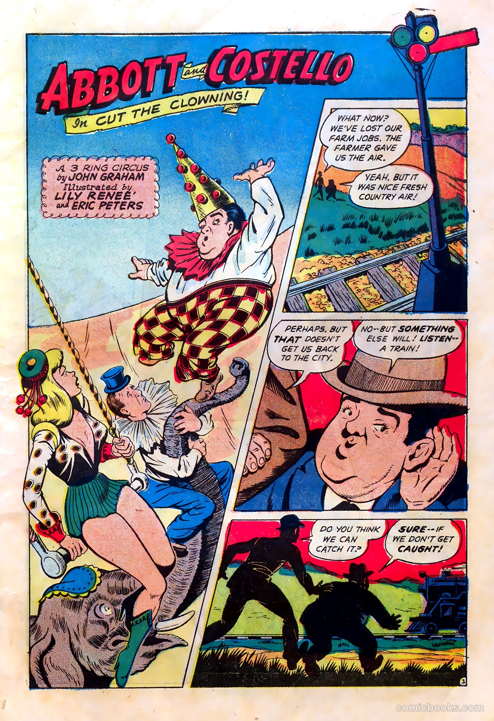 Abbott and Costello Comics #4 — page 3 of 36
