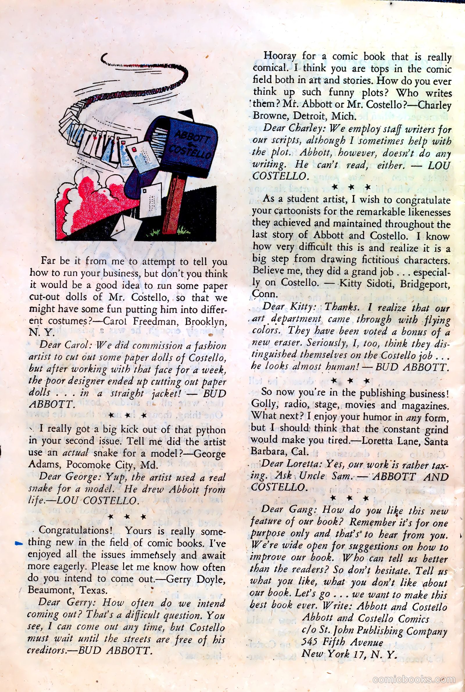 Abbott and Costello Comics #4 — page 30 of 36