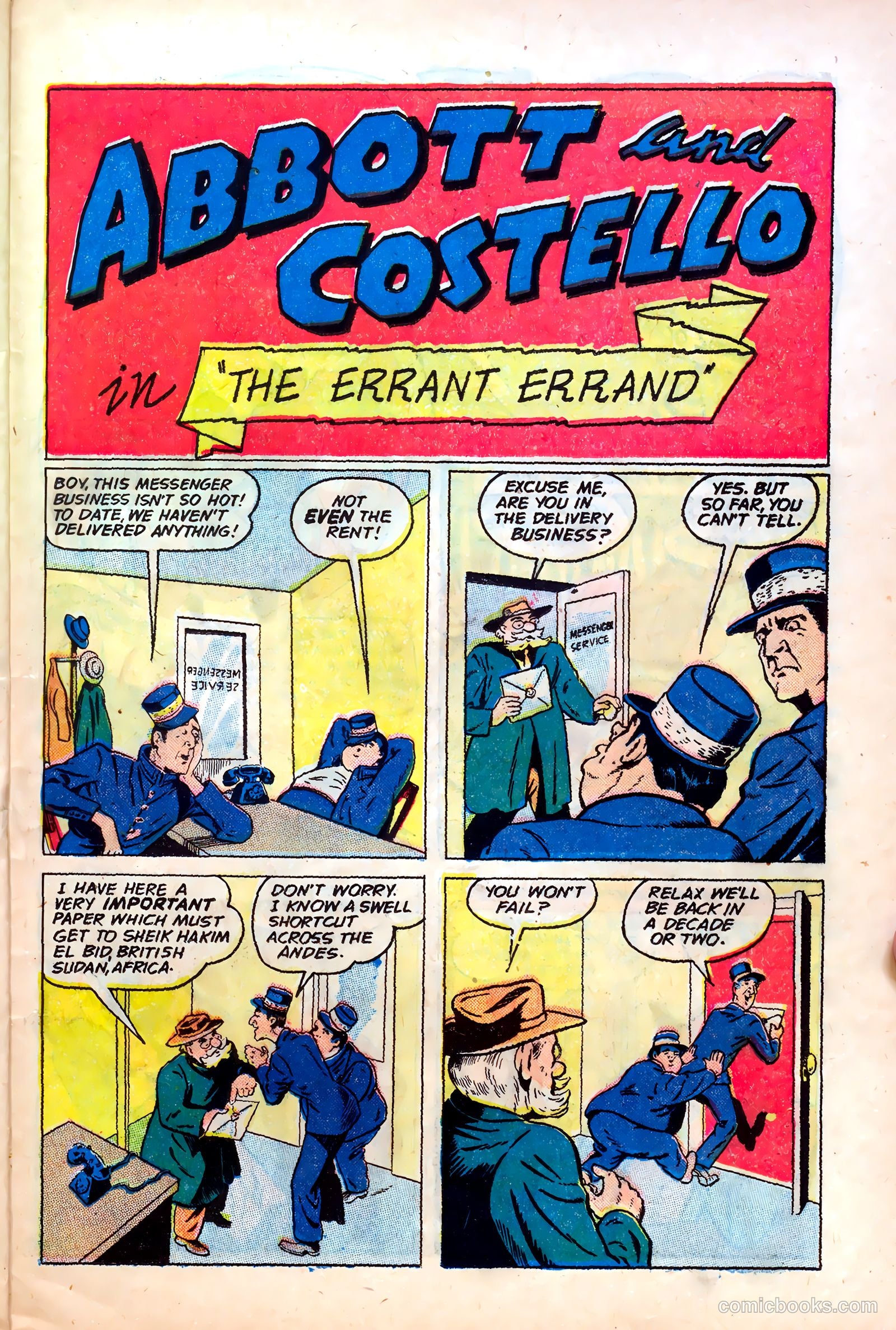 Abbott and Costello Comics #5 — page 25 of 36