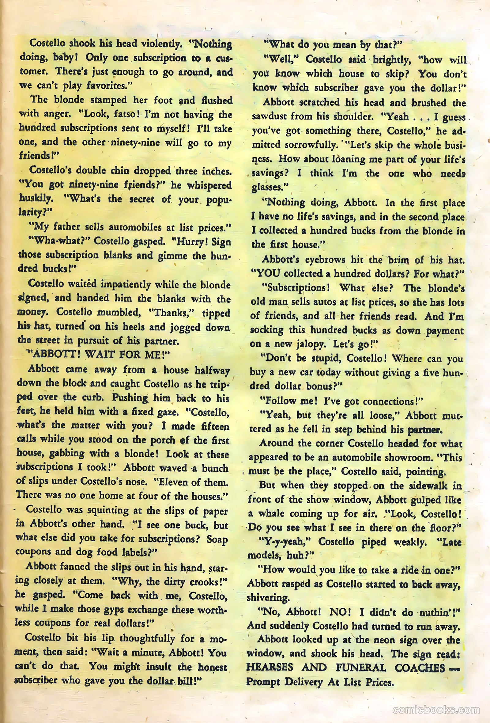 Abbott and Costello Comics #6 — page 25 of 36