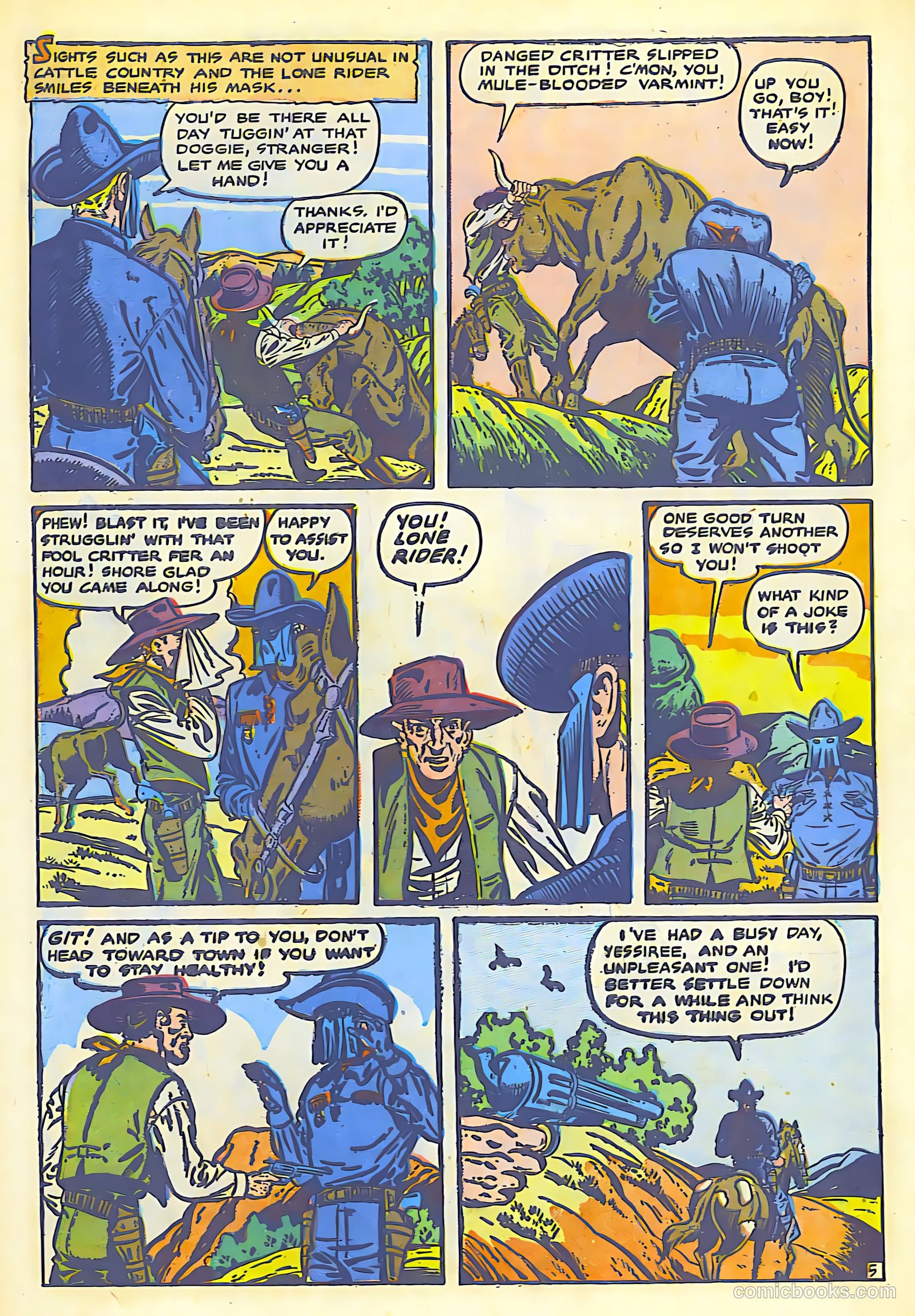 The Lone Rider #1 — page 7 of 52