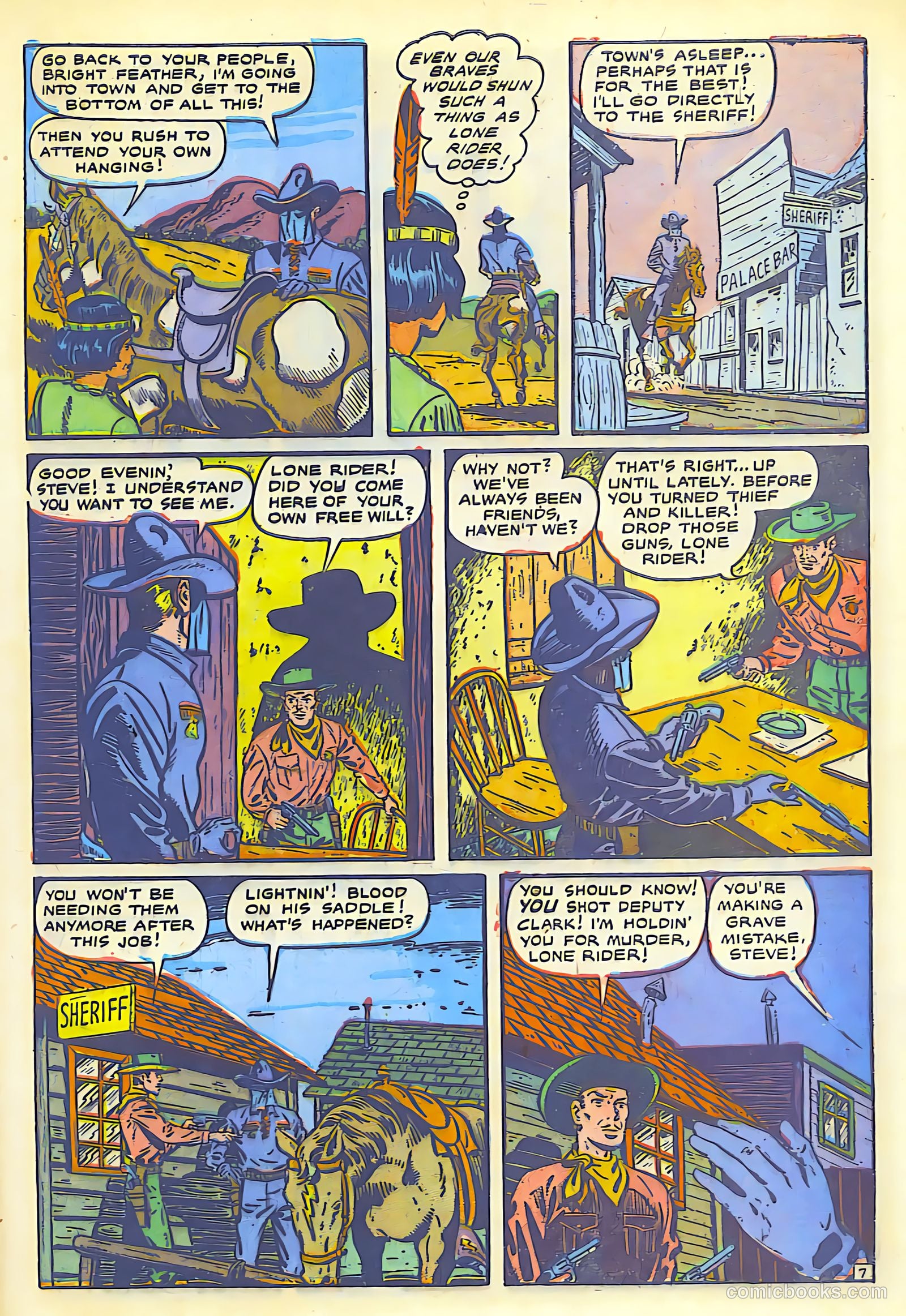 The Lone Rider #1 — page 9 of 52
