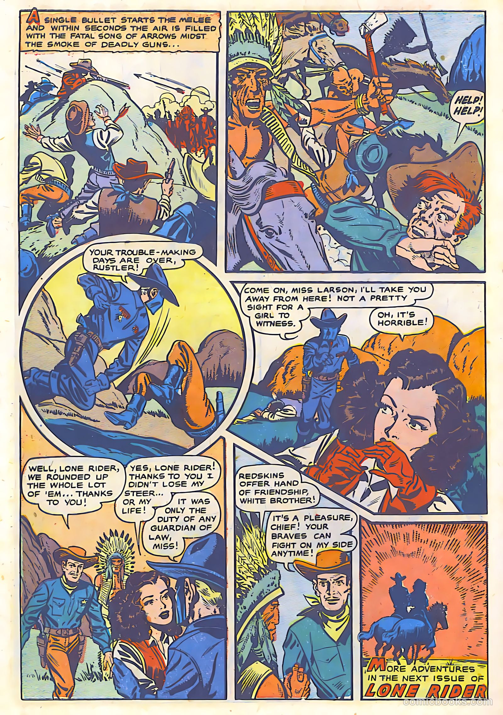 The Lone Rider #19 — page 32 of 36