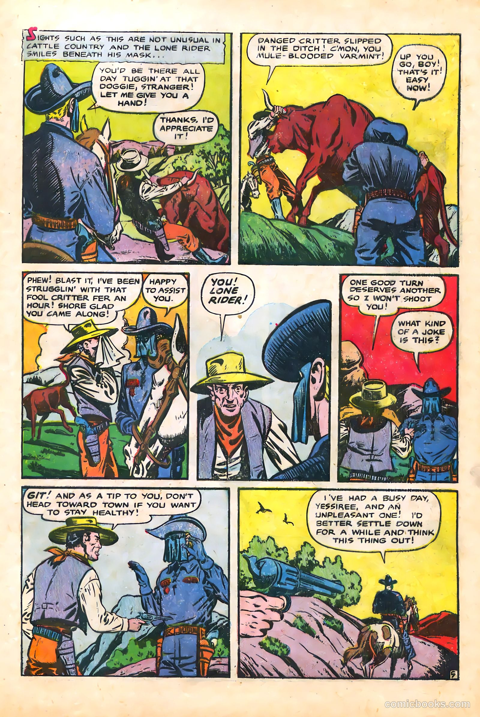 The Lone Rider #21 — page 9 of 36