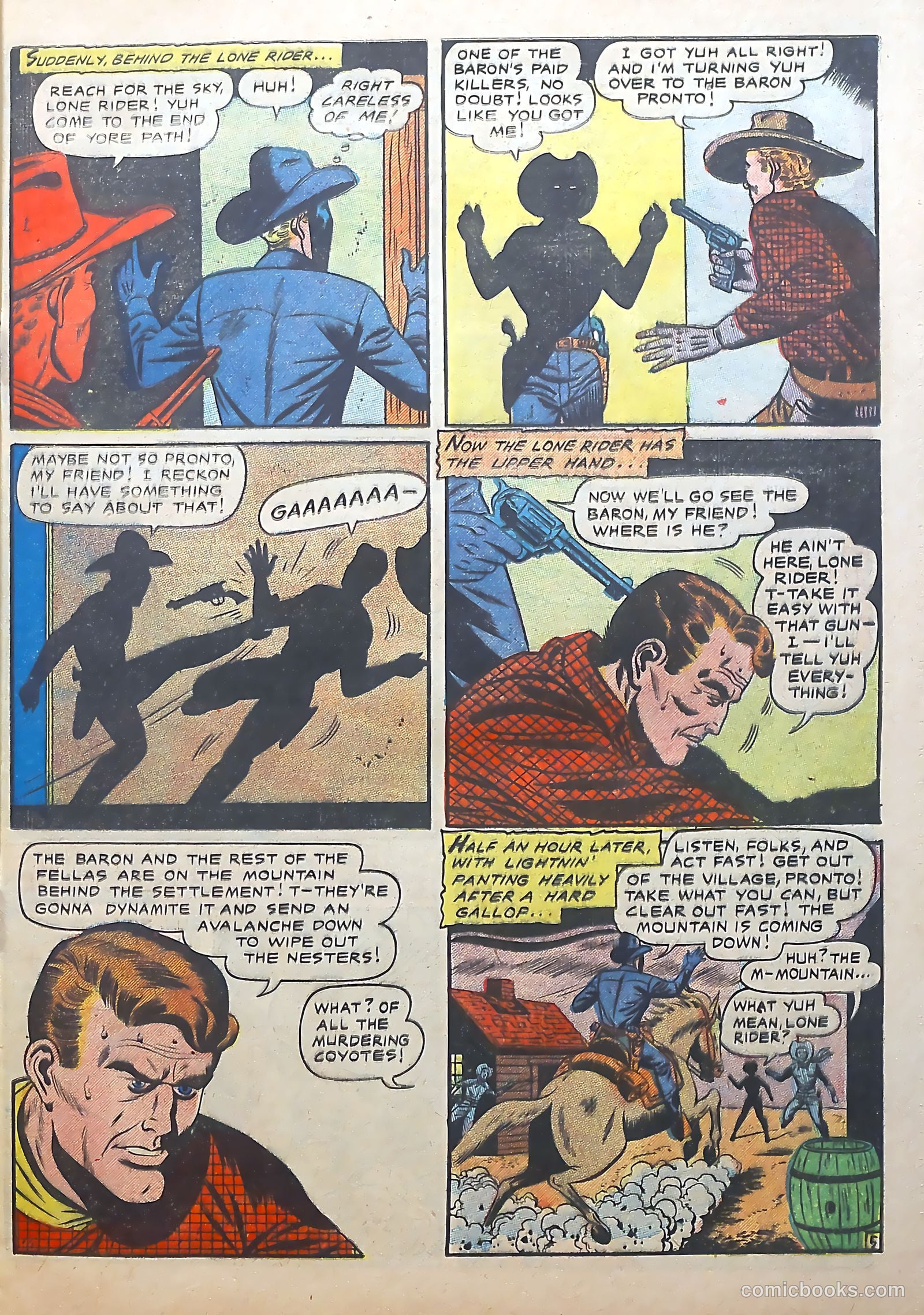 The Lone Rider #22 — page 7 of 36
