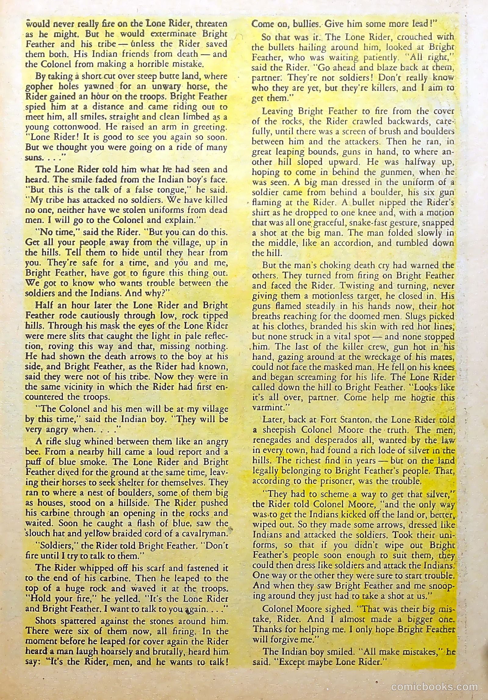 The Lone Rider #22 — page 29 of 36