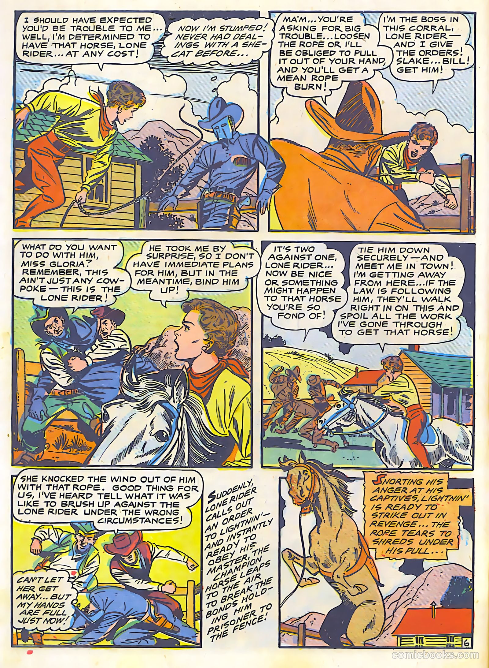 The Lone Rider #26 — page 8 of 36