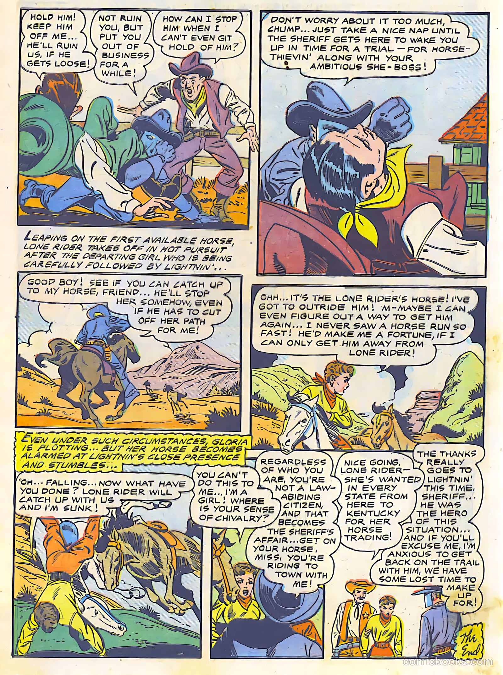 The Lone Rider #26 — page 9 of 36
