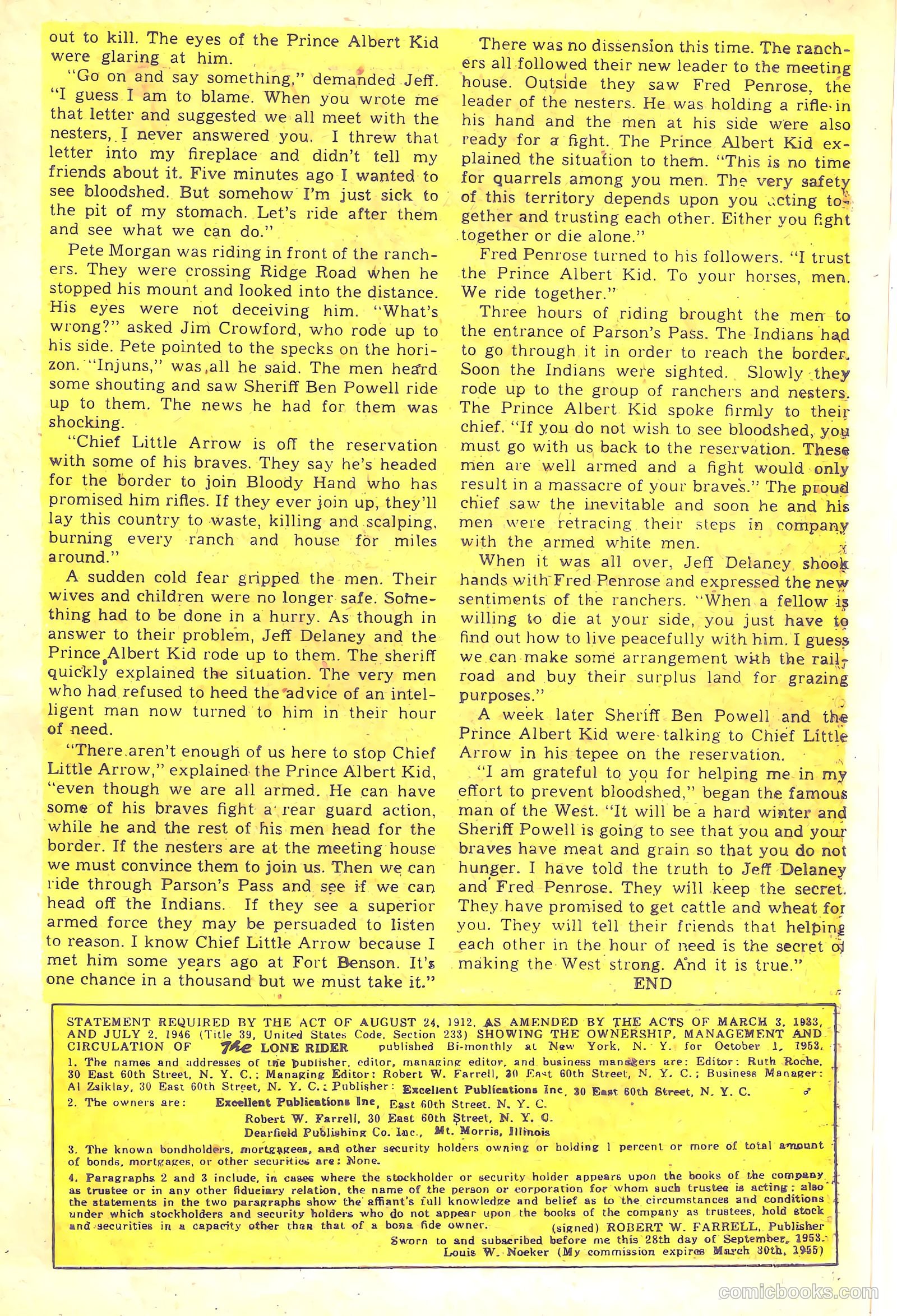 The Lone Rider #26 — page 22 of 36