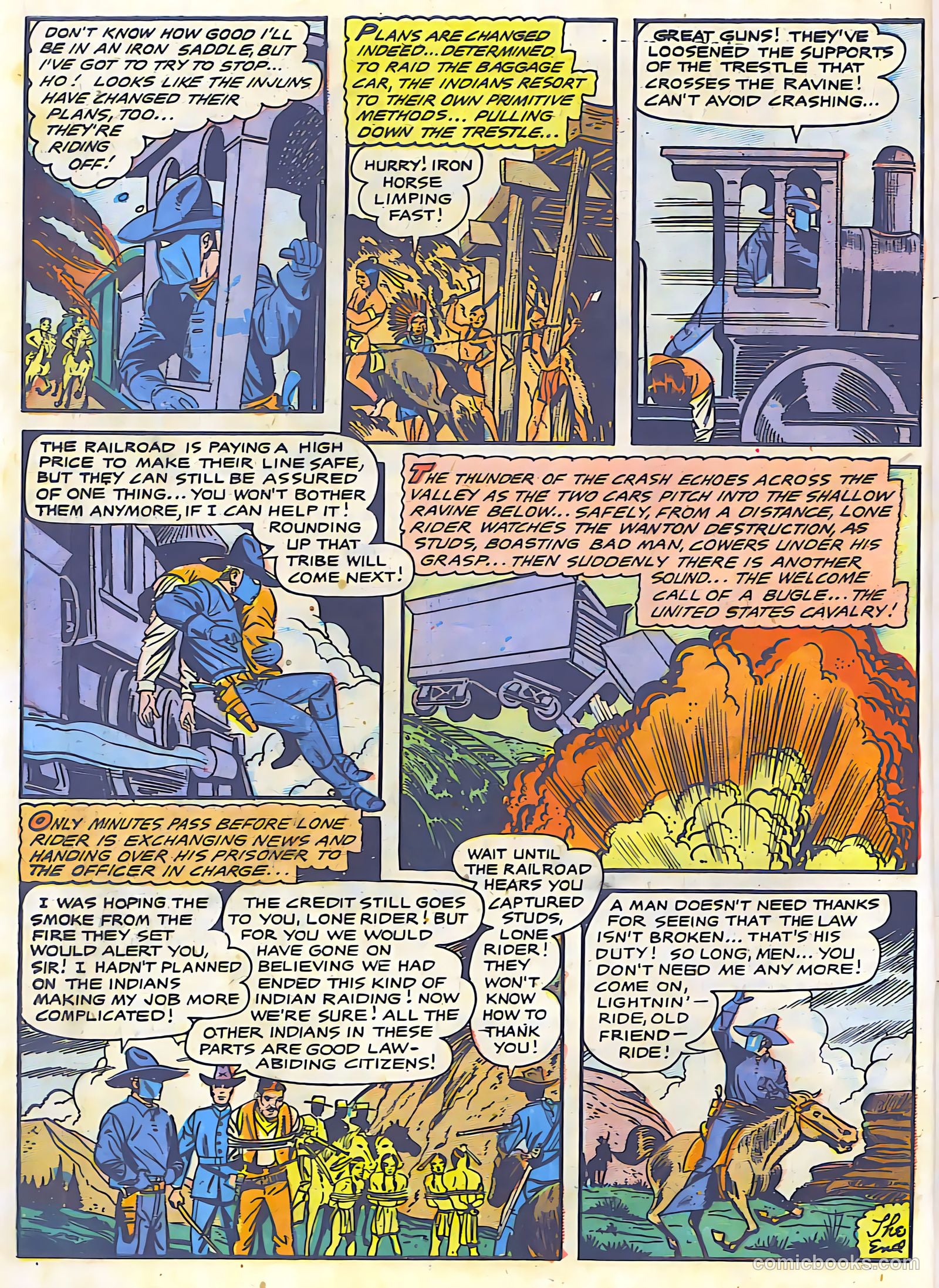 The Lone Rider #26 — page 34 of 36