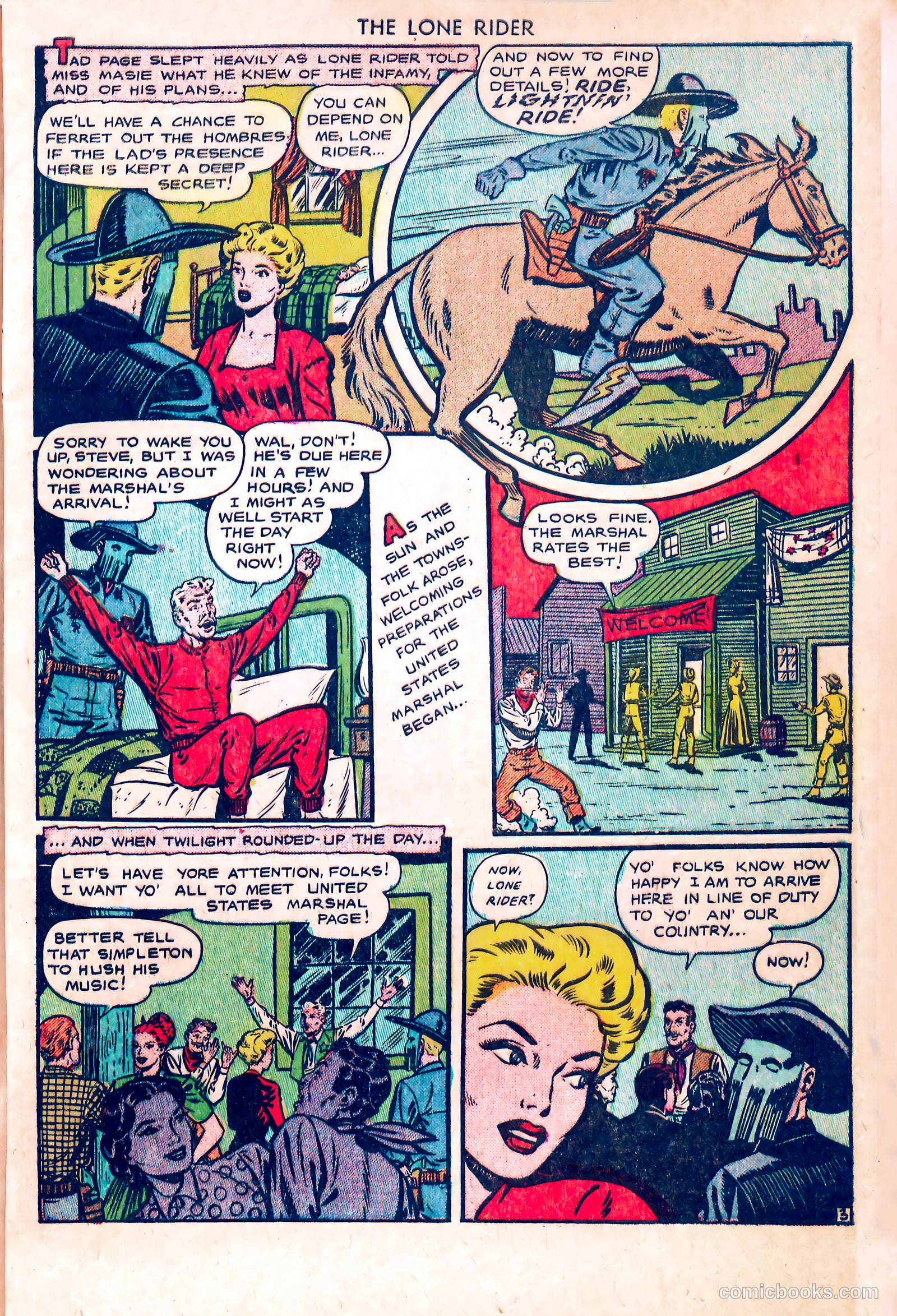 The Lone Rider #5 — page 5 of 36