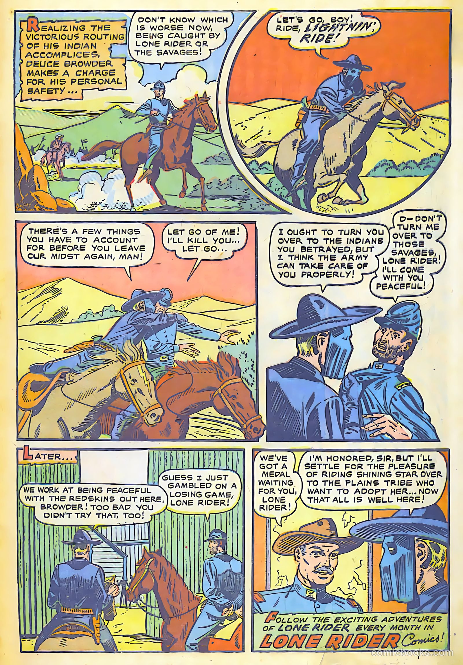 The Lone Rider #7 — page 33 of 36