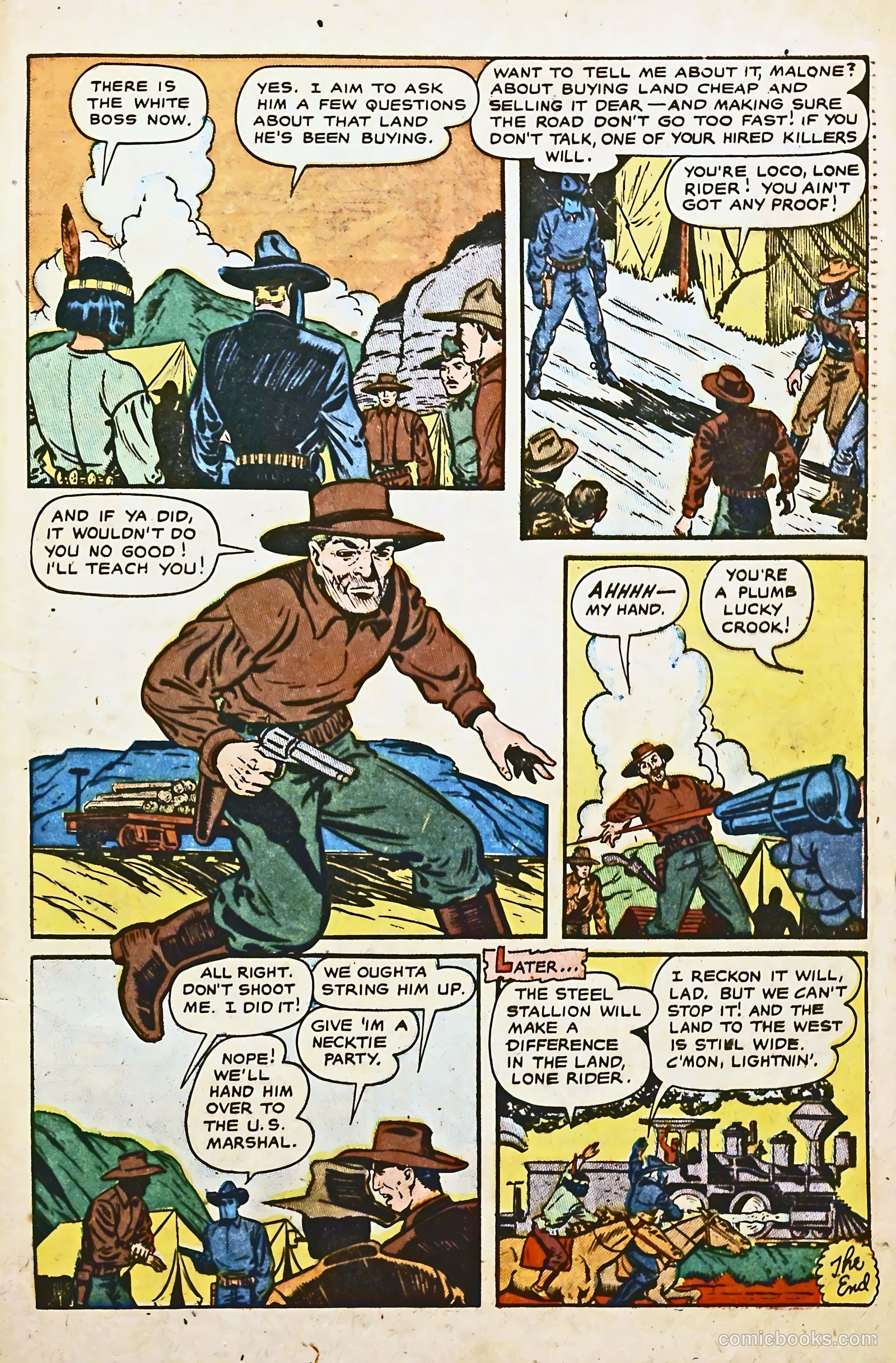The Lone Rider #8 — page 33 of 36