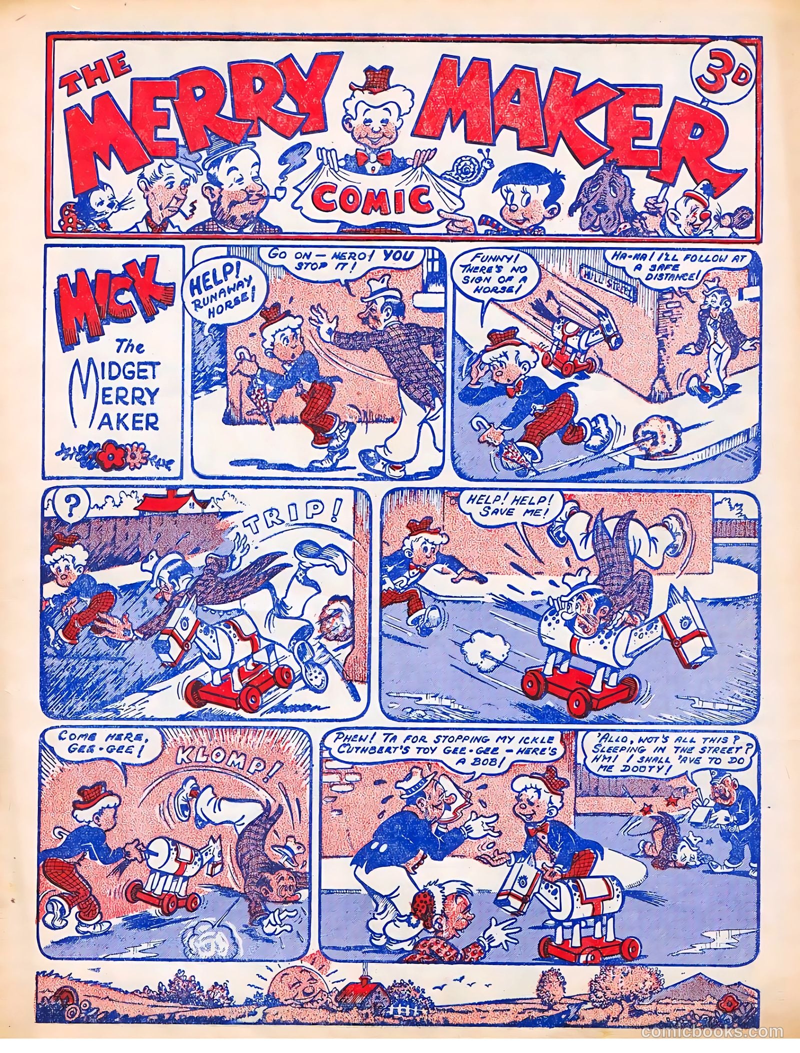 The Merry Maker Comic #11 — page 1 of 8