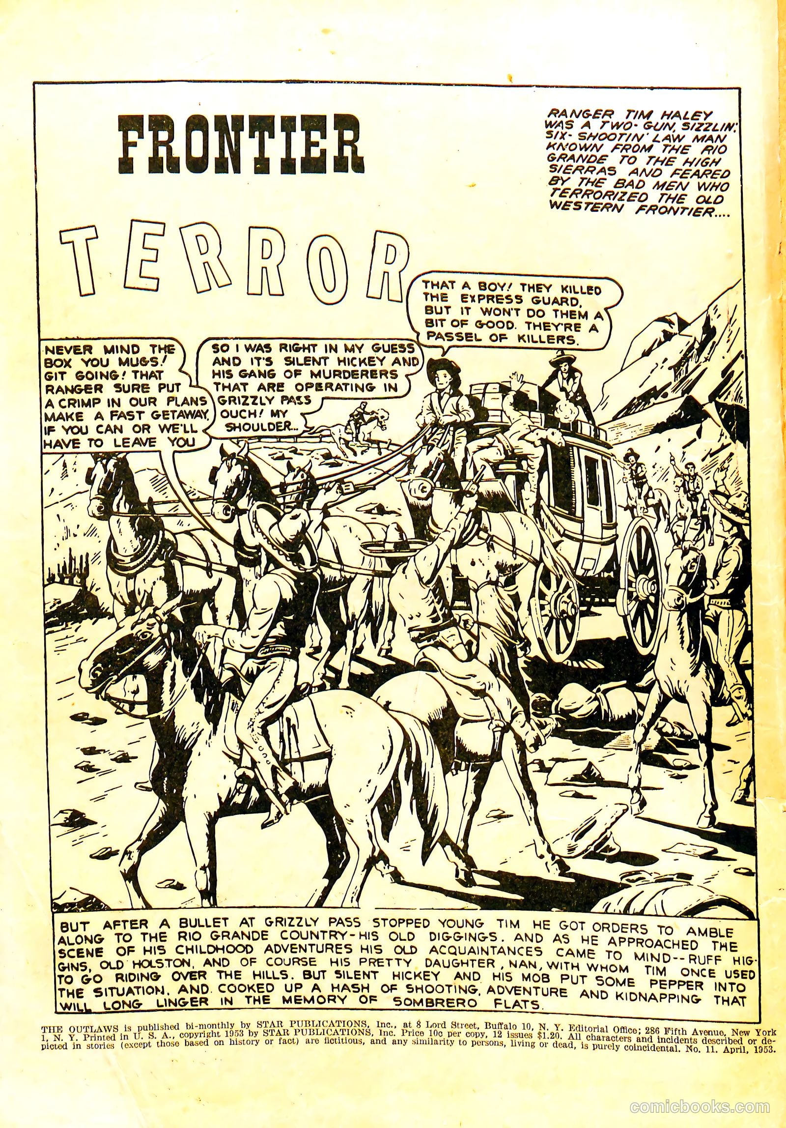 The Outlaws #11 — page 2 of 36