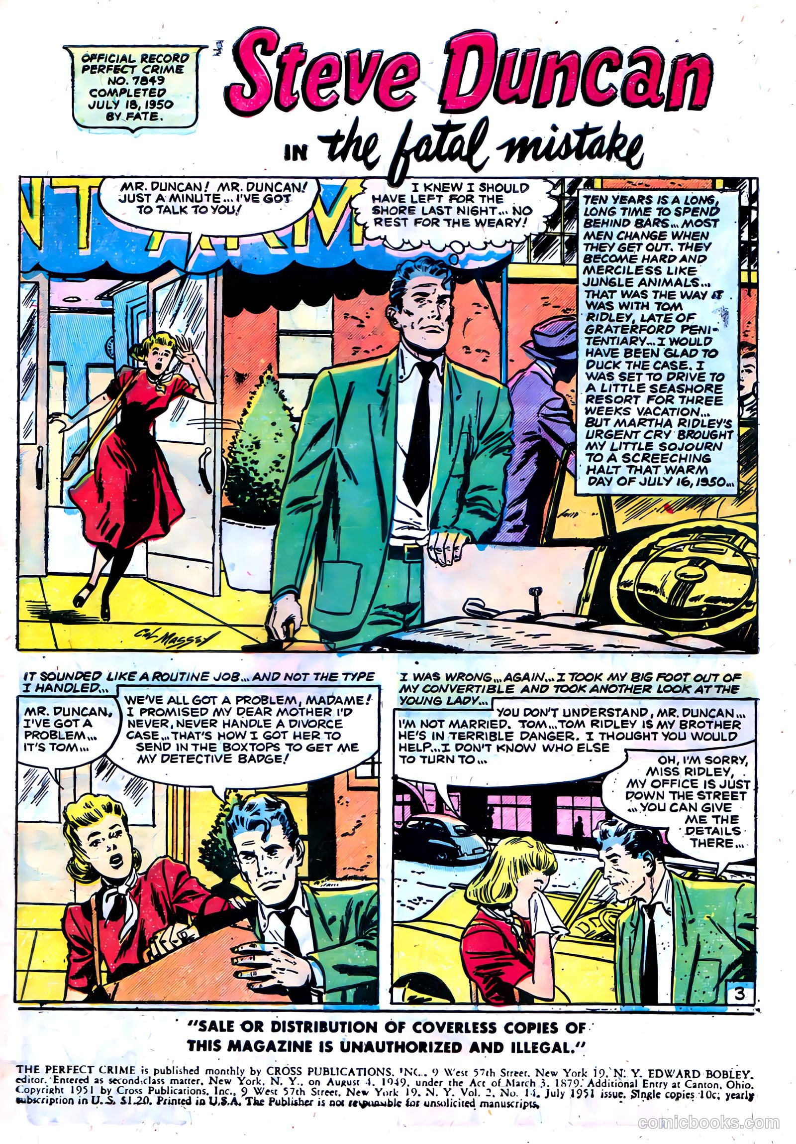 The Perfect Crime #14 — page 3 of 52