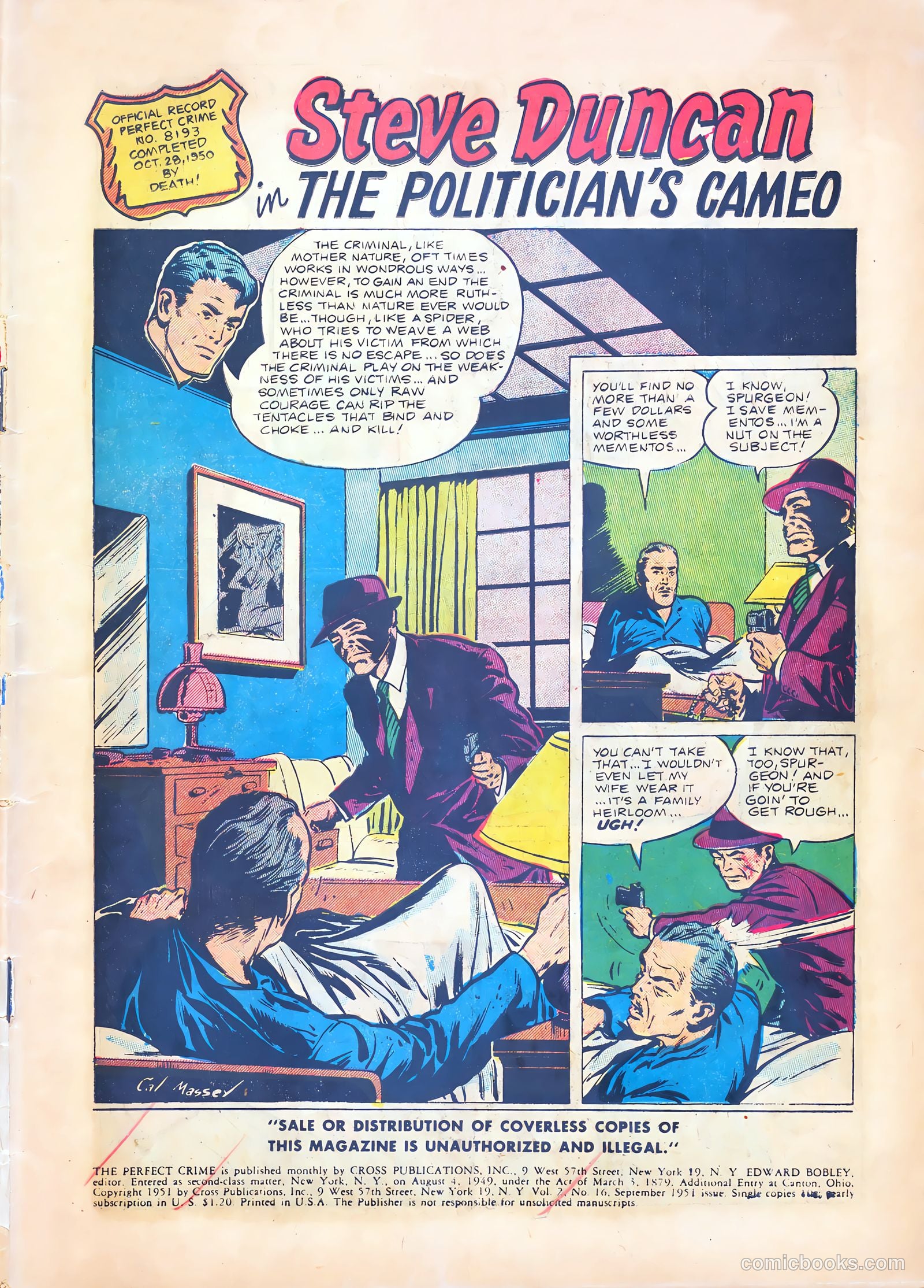 The Perfect Crime #16 — page 3 of 36