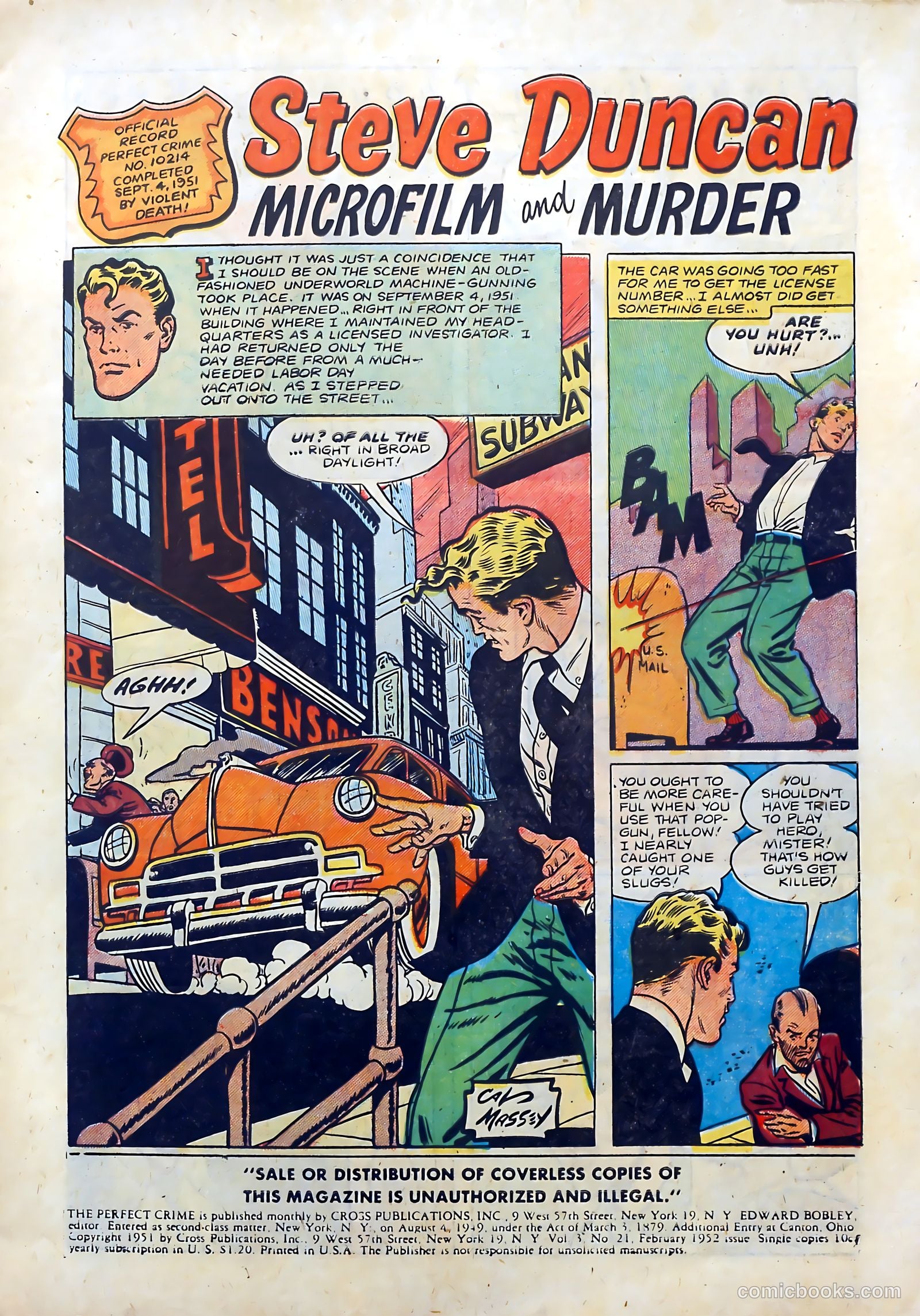 The Perfect Crime #21 — page 3 of 36