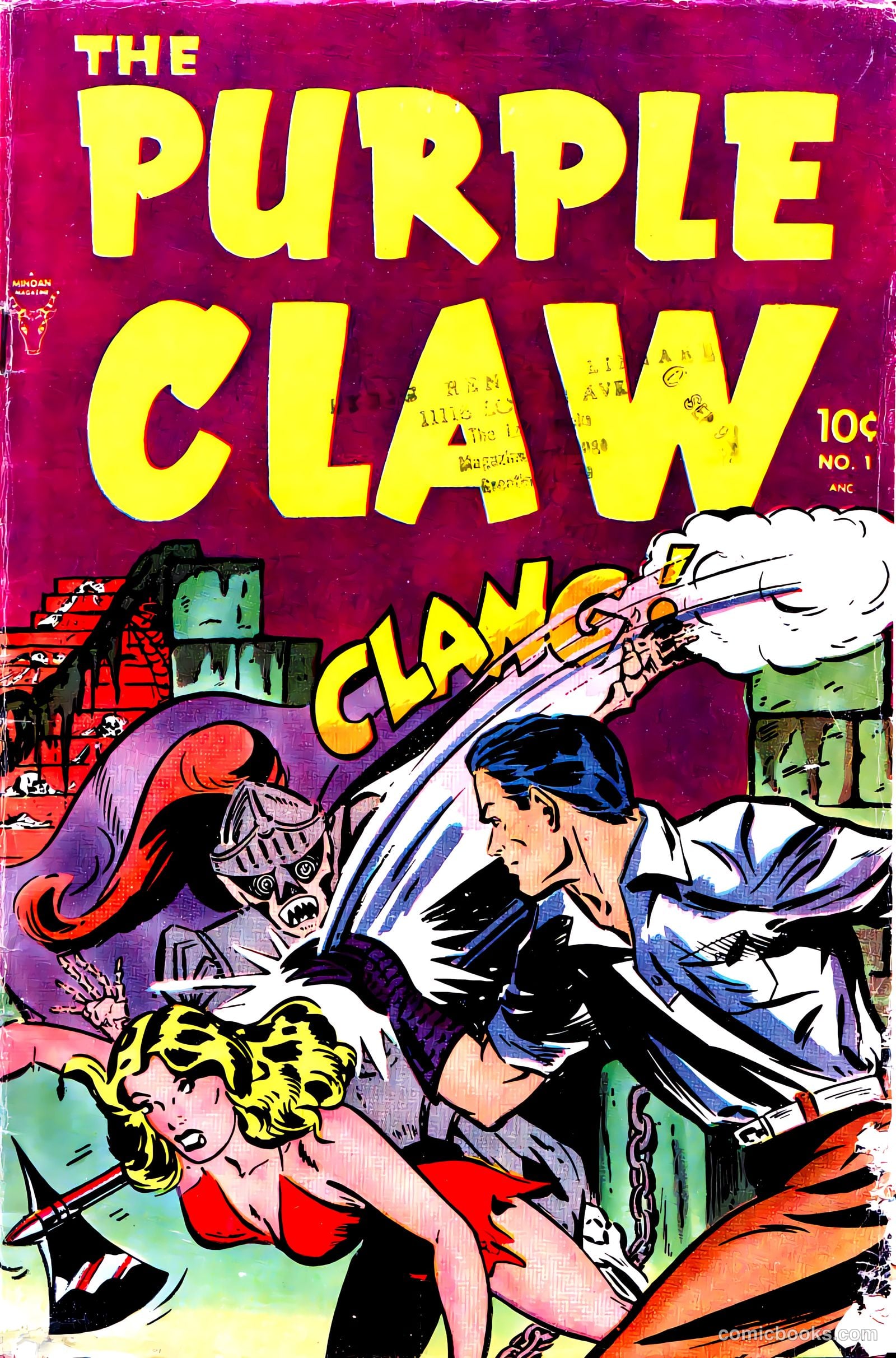 The Purple Claw #1 — page 1 of 36