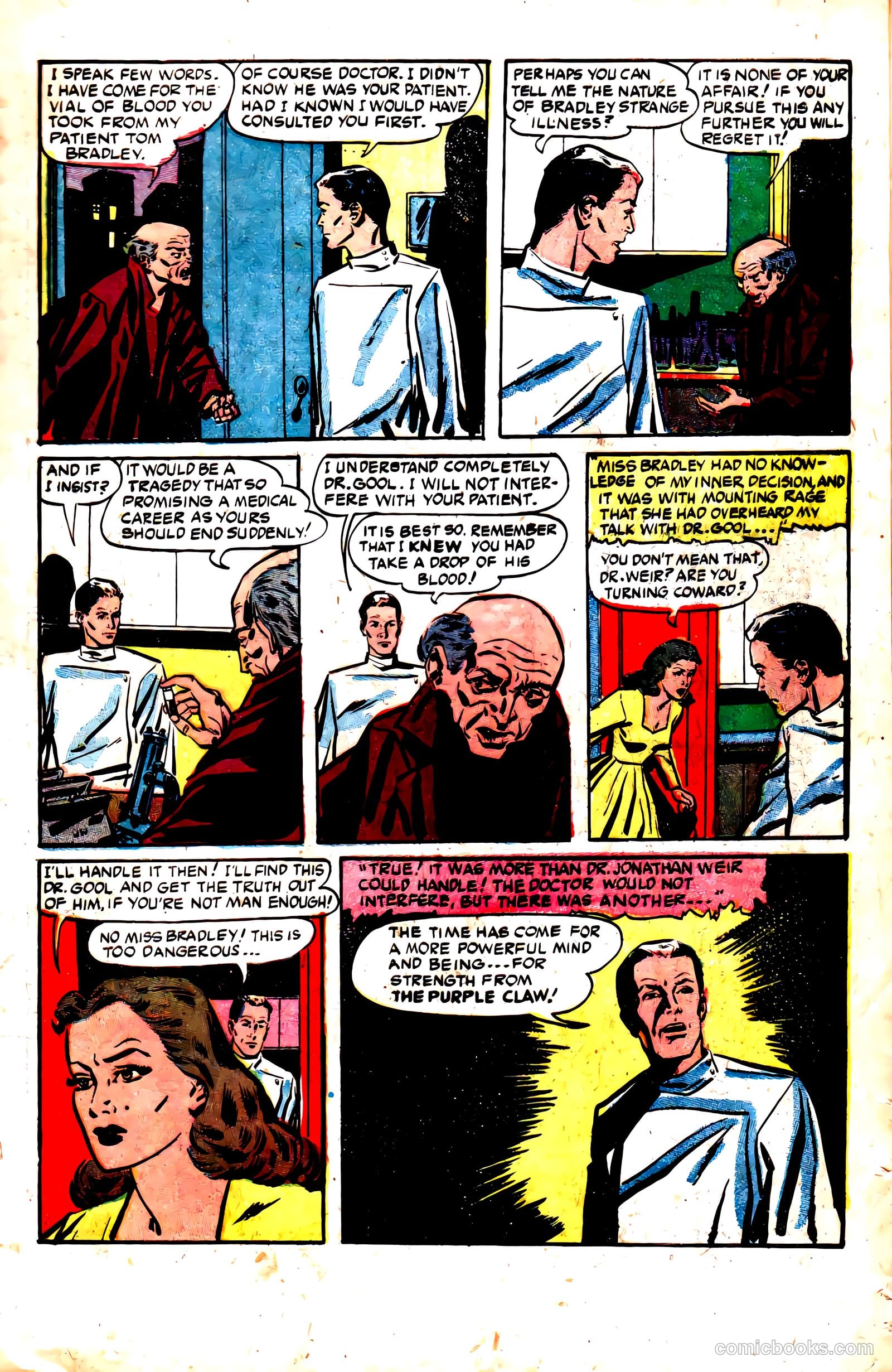 The Purple Claw #1 — page 9 of 36