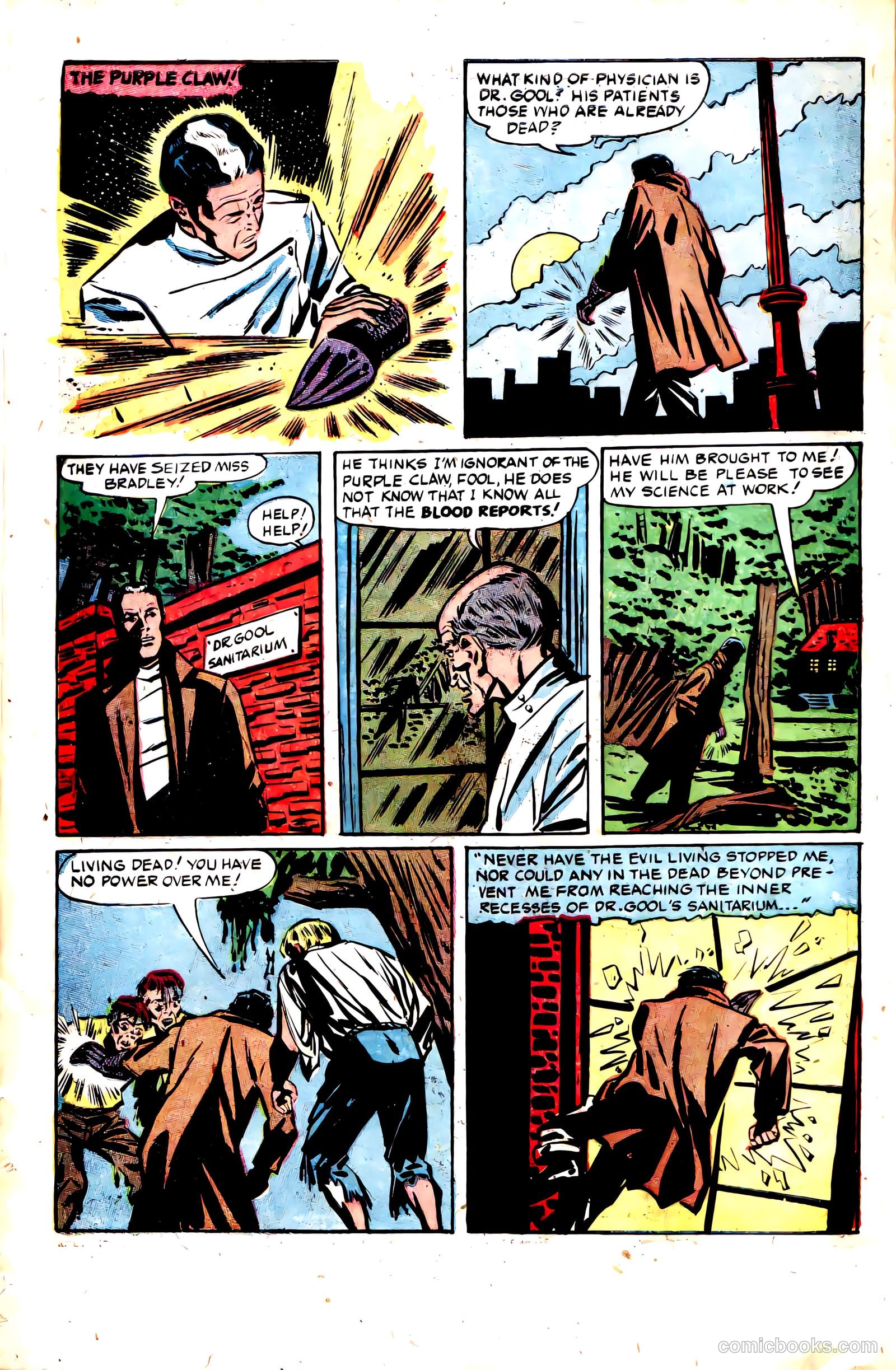 The Purple Claw #1 — page 10 of 36