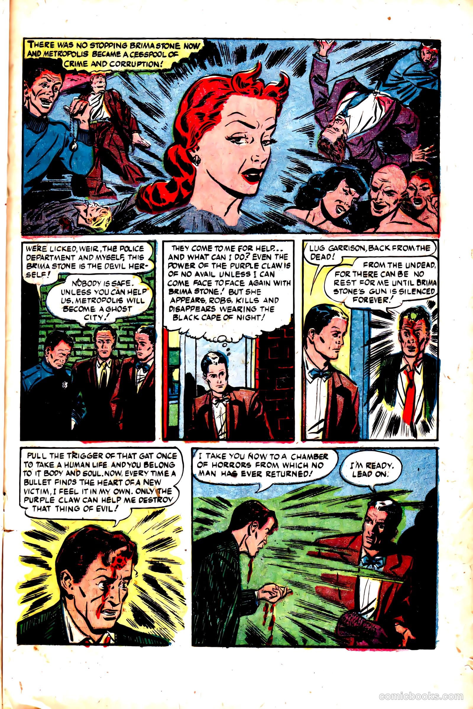 The Purple Claw #1 — page 17 of 36