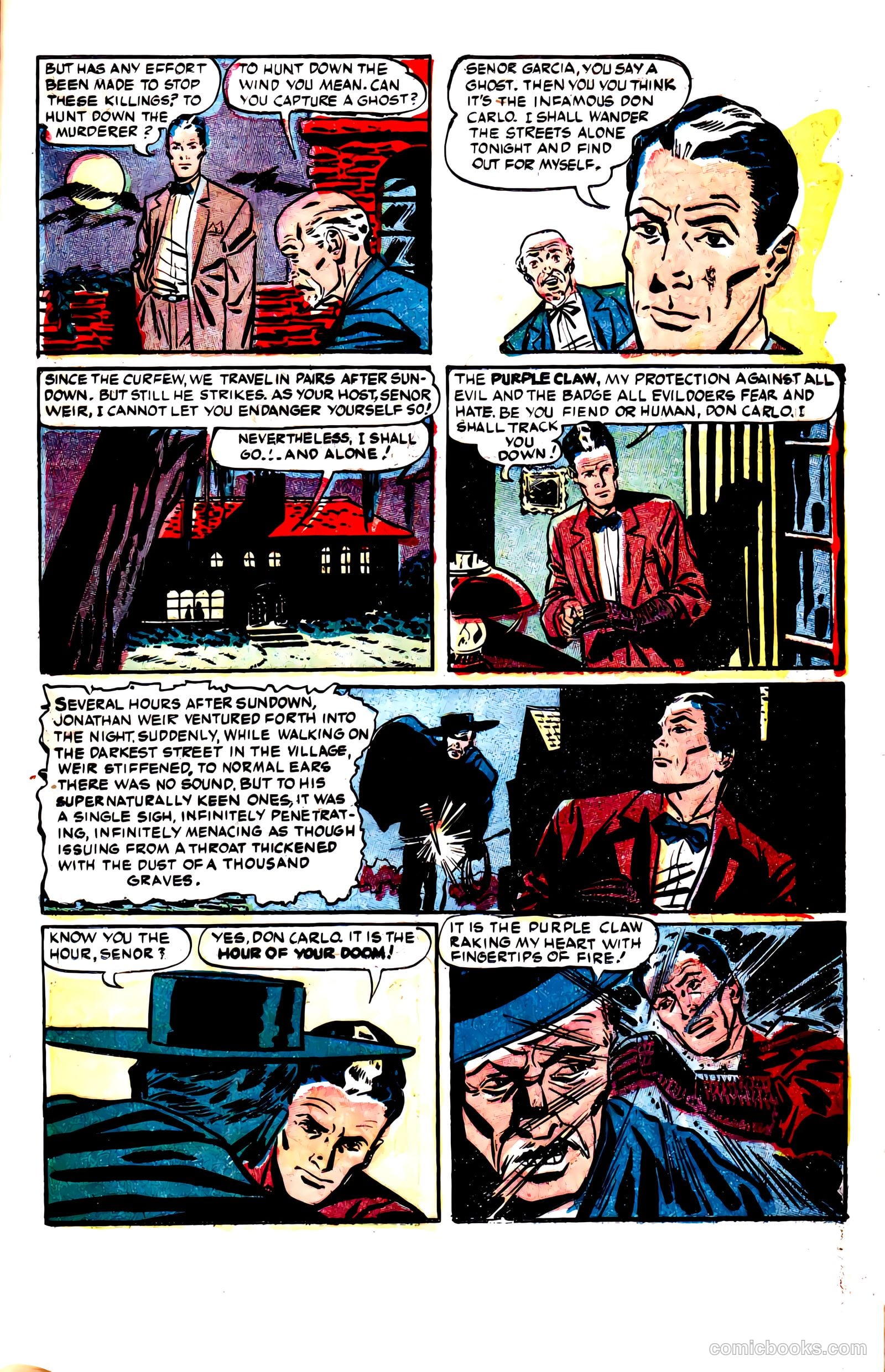 The Purple Claw #1 — page 23 of 36