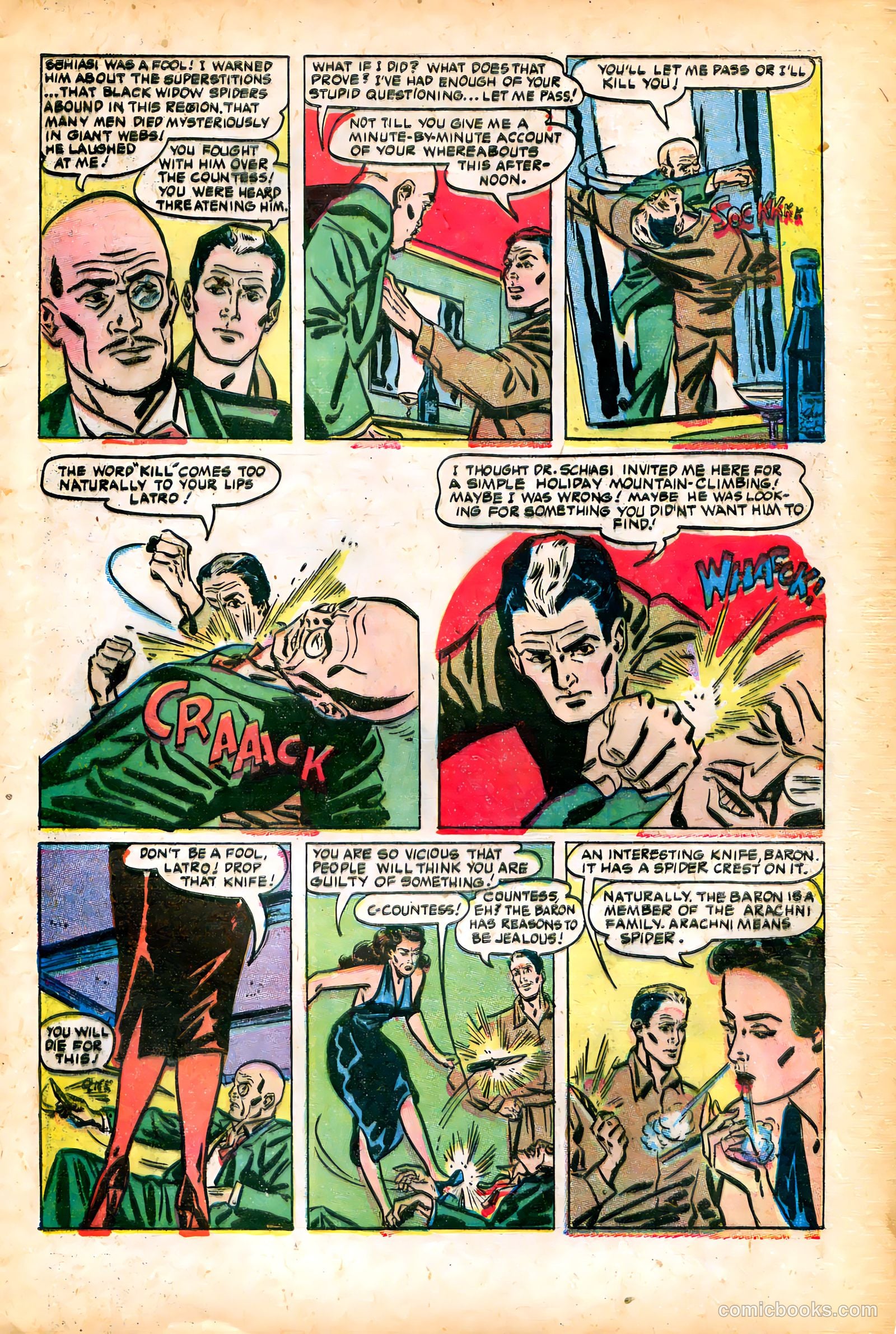 The Purple Claw #2 — page 9 of 36