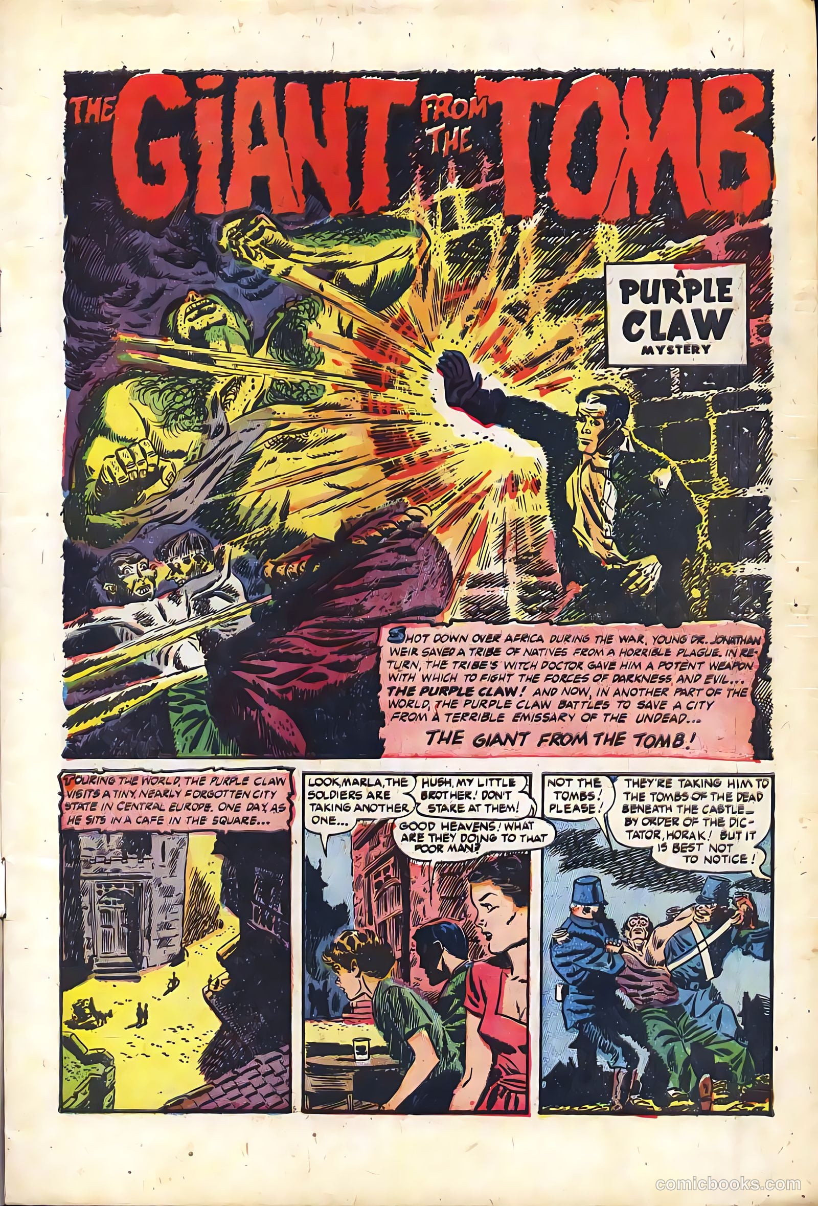 The Purple Claw #3 — page 3 of 36