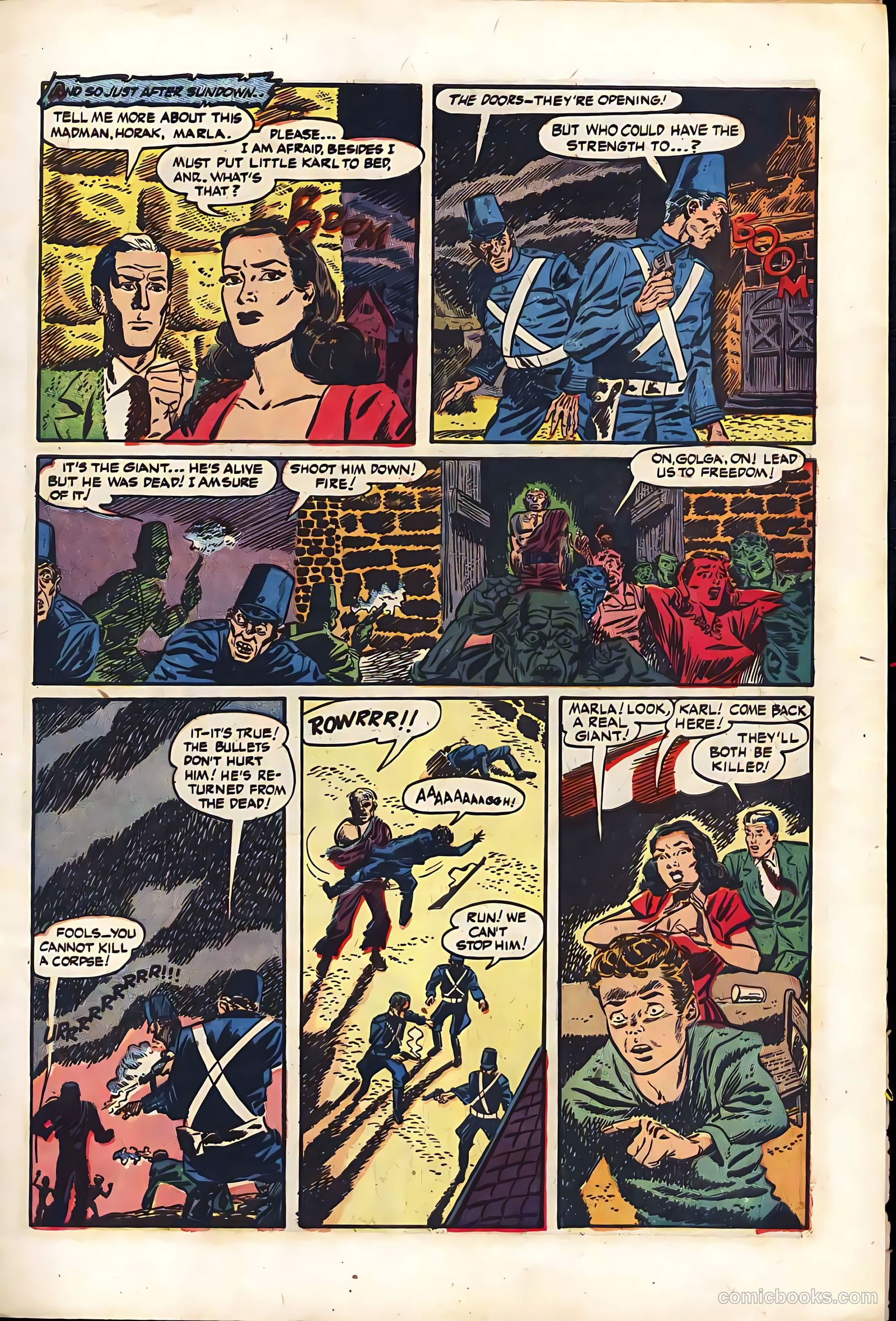 The Purple Claw #3 — page 7 of 36