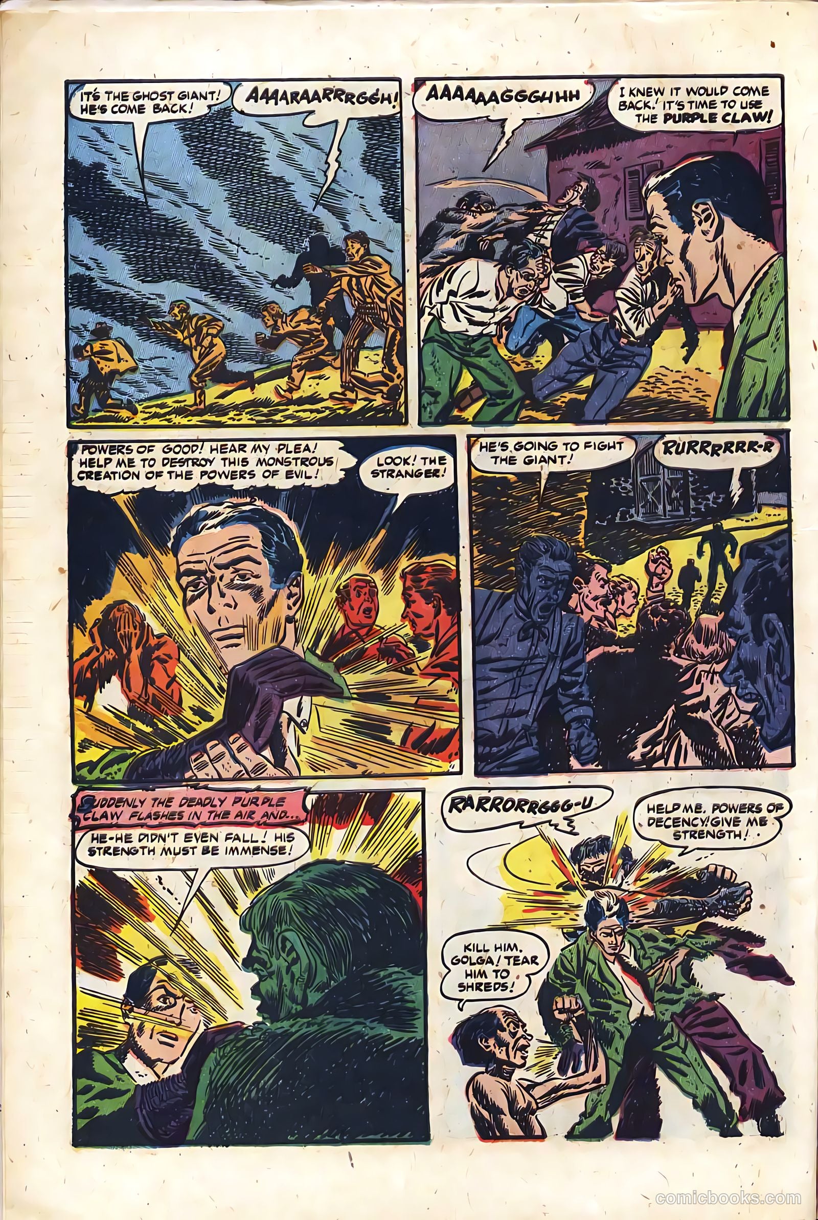 The Purple Claw #3 — page 10 of 36