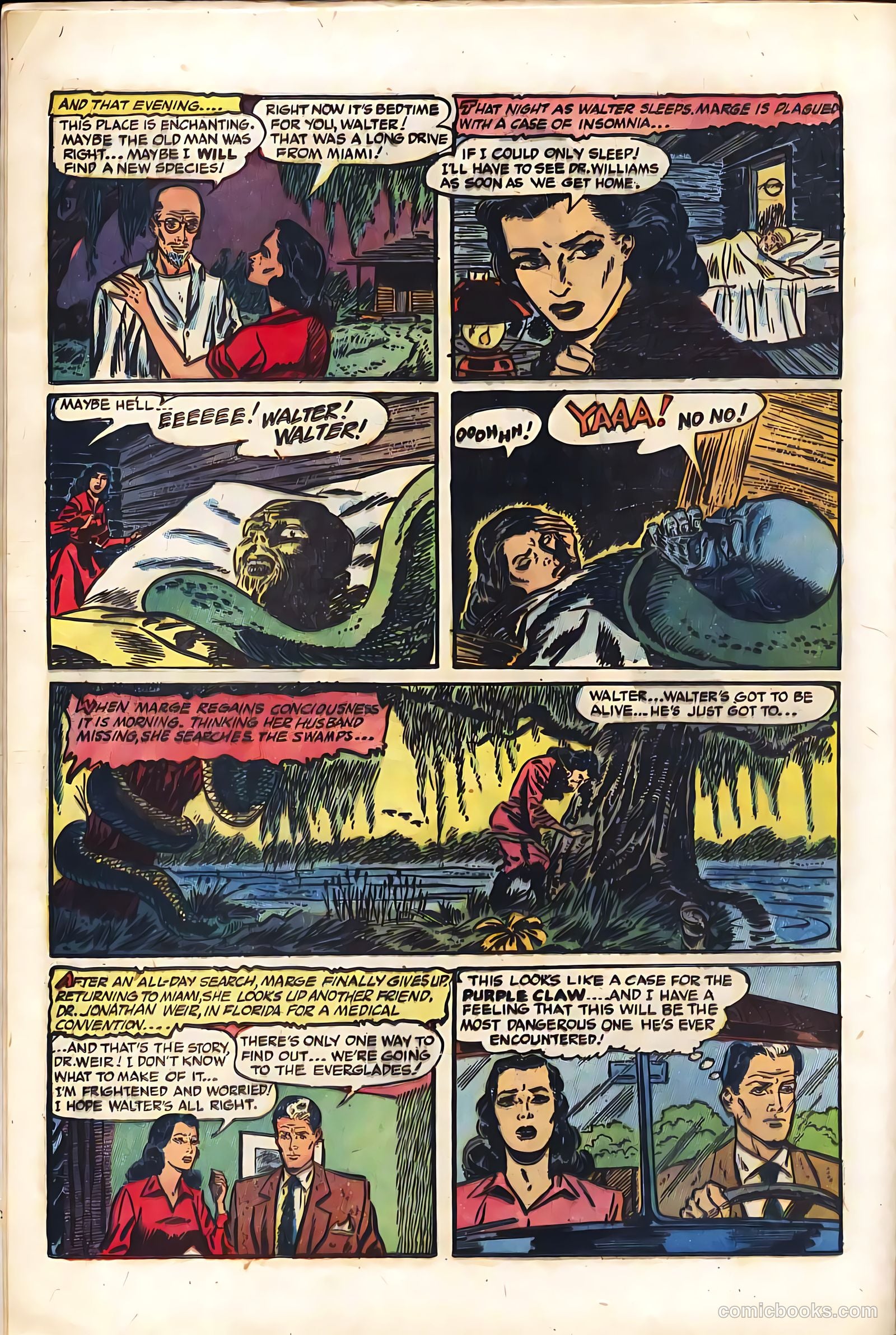 The Purple Claw #3 — page 16 of 36