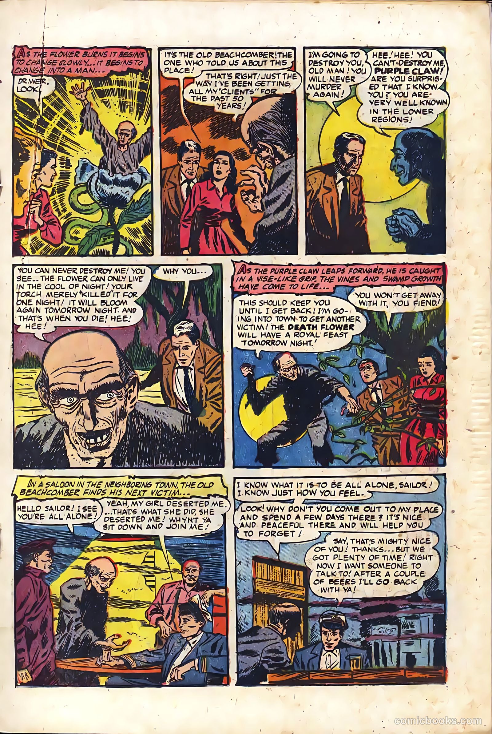 The Purple Claw #3 — page 19 of 36