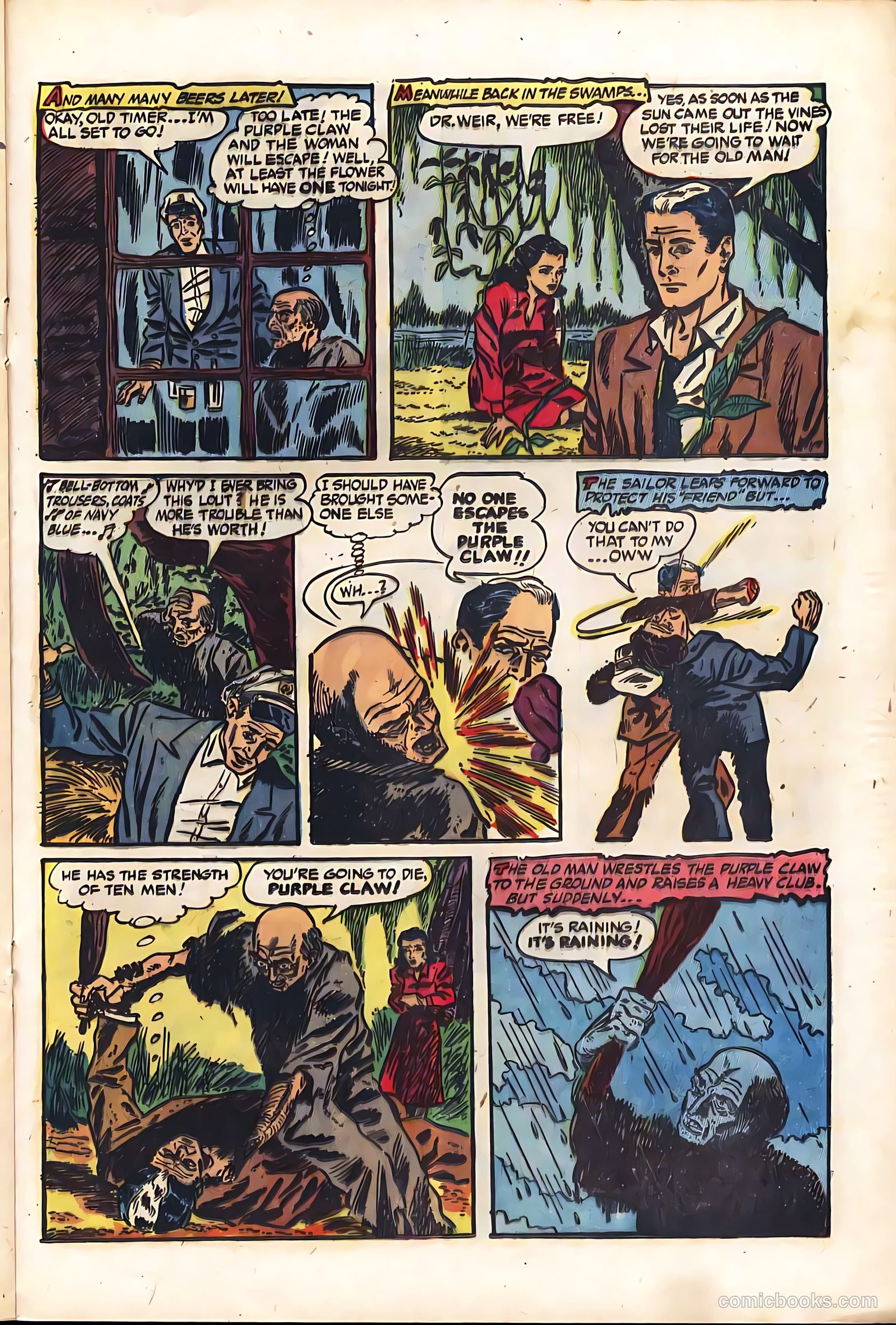 The Purple Claw #3 — page 21 of 36