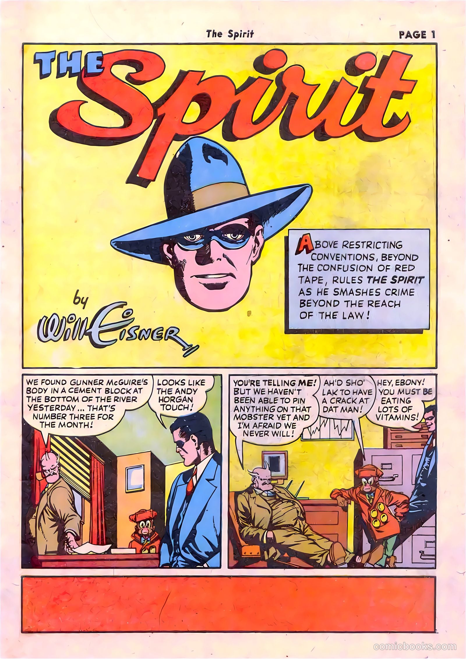 The Spirit #3 — page 3 of 51