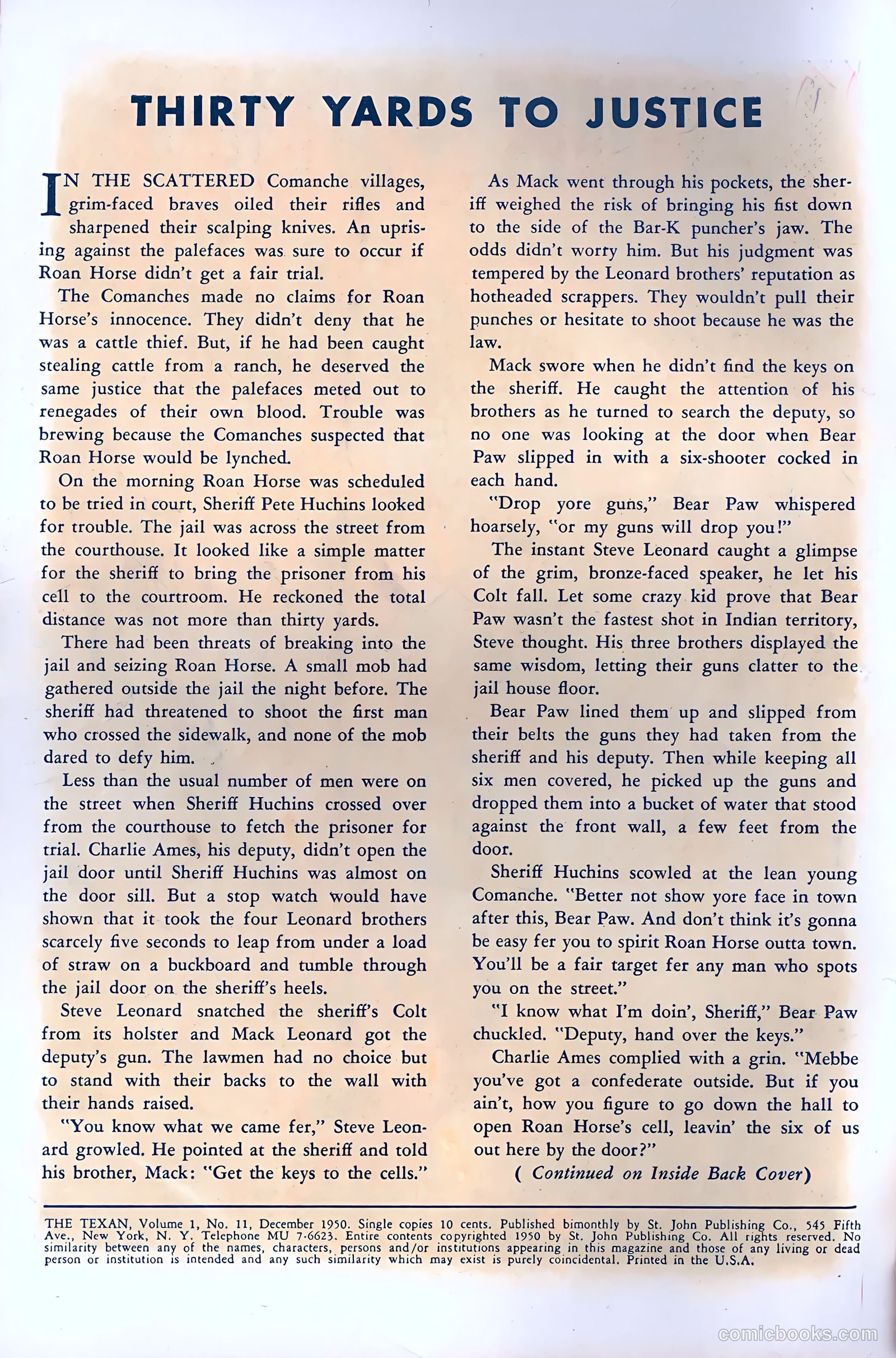 The Texan #11 — page 2 of 36
