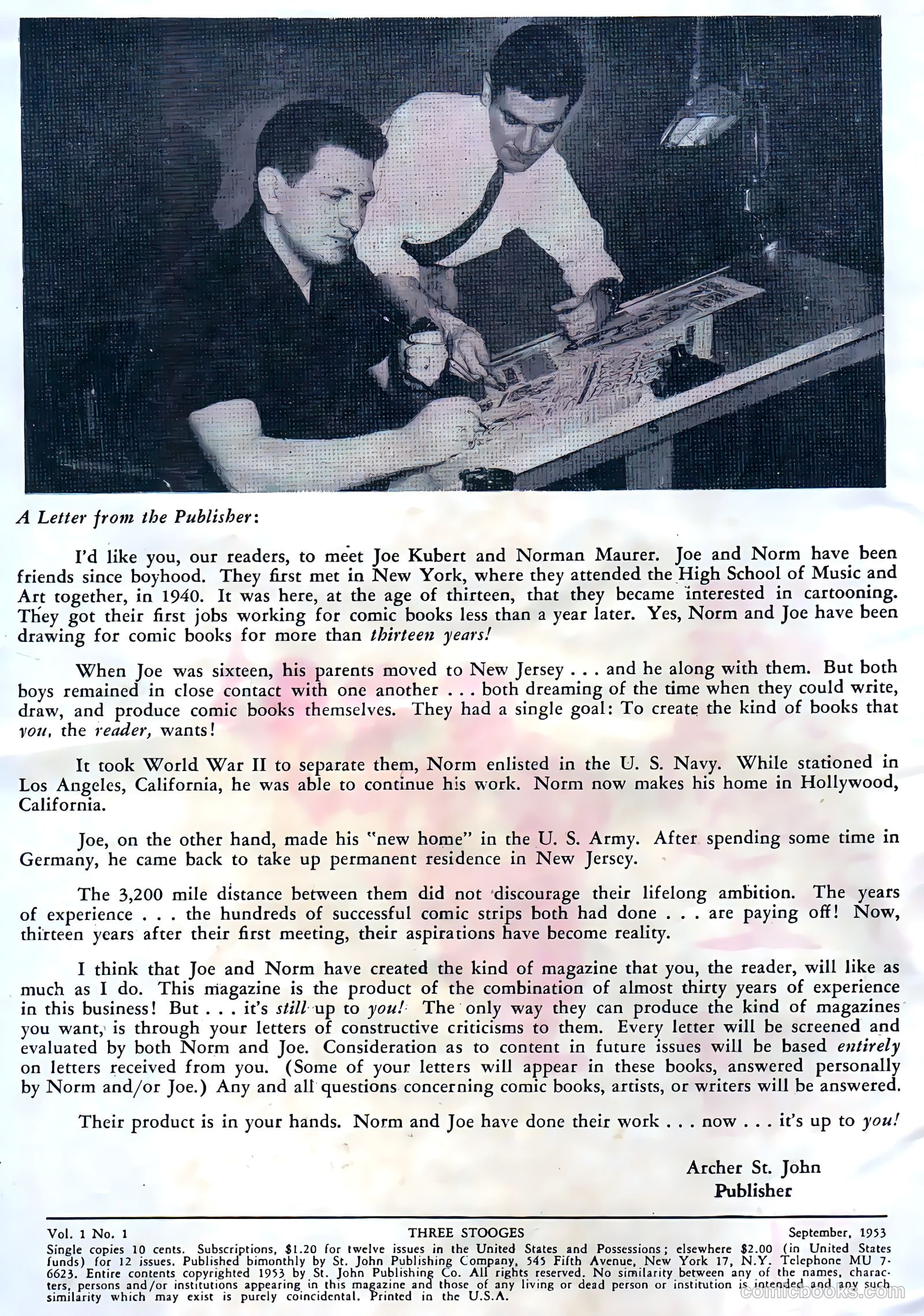 The Three Stooges #1 — page 2 of 36