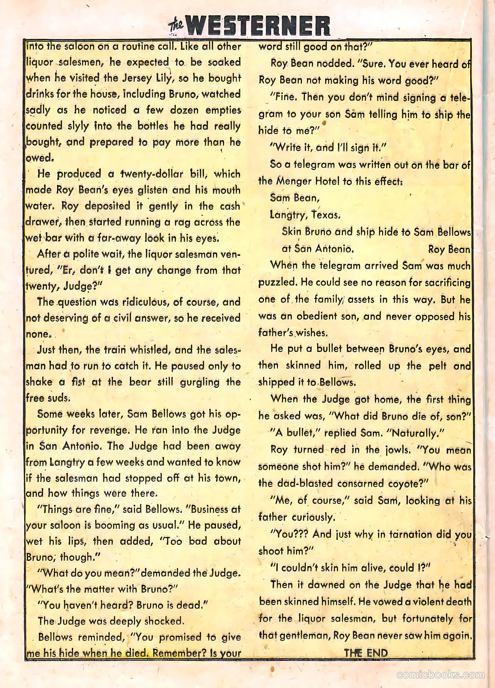 The Westerner #16 — page 30 of 52
