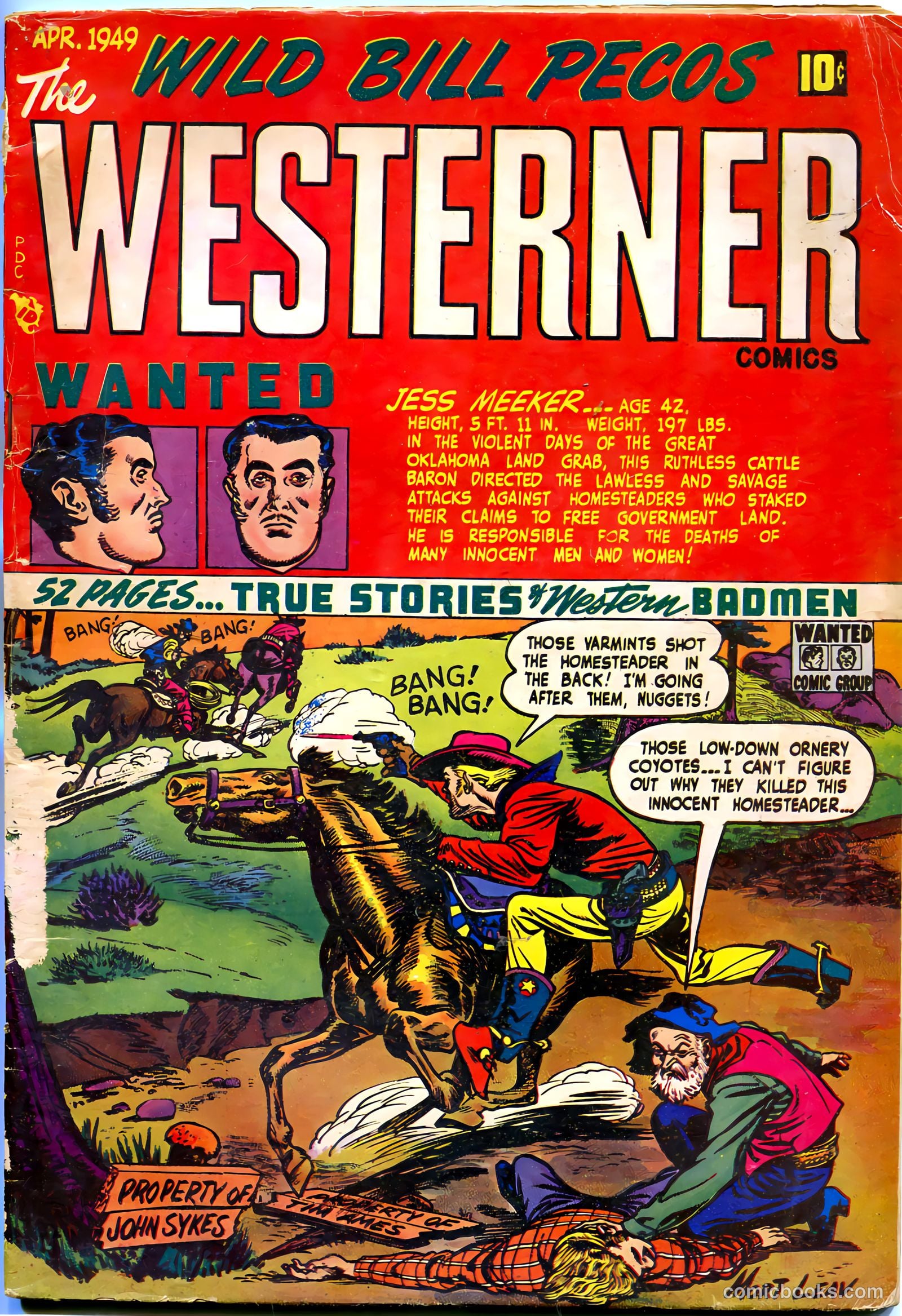 The Westerner Comics #20 — page 1 of 52
