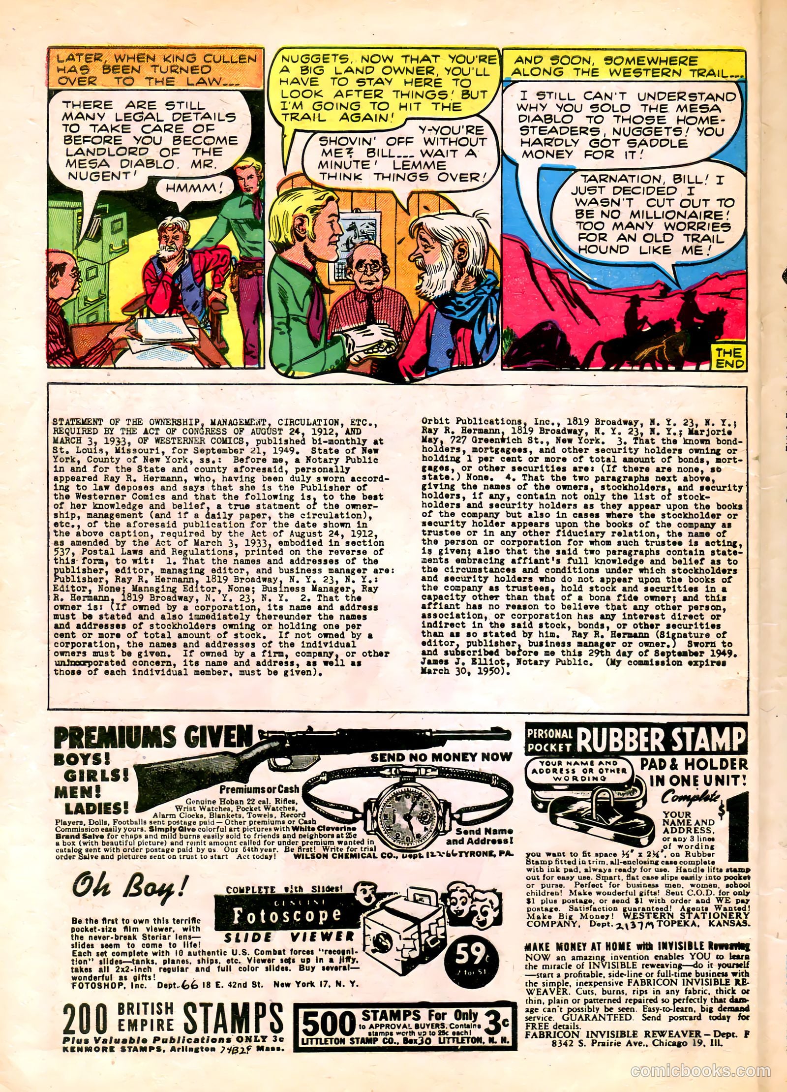 The Westerner Comics #25 — page 14 of 52