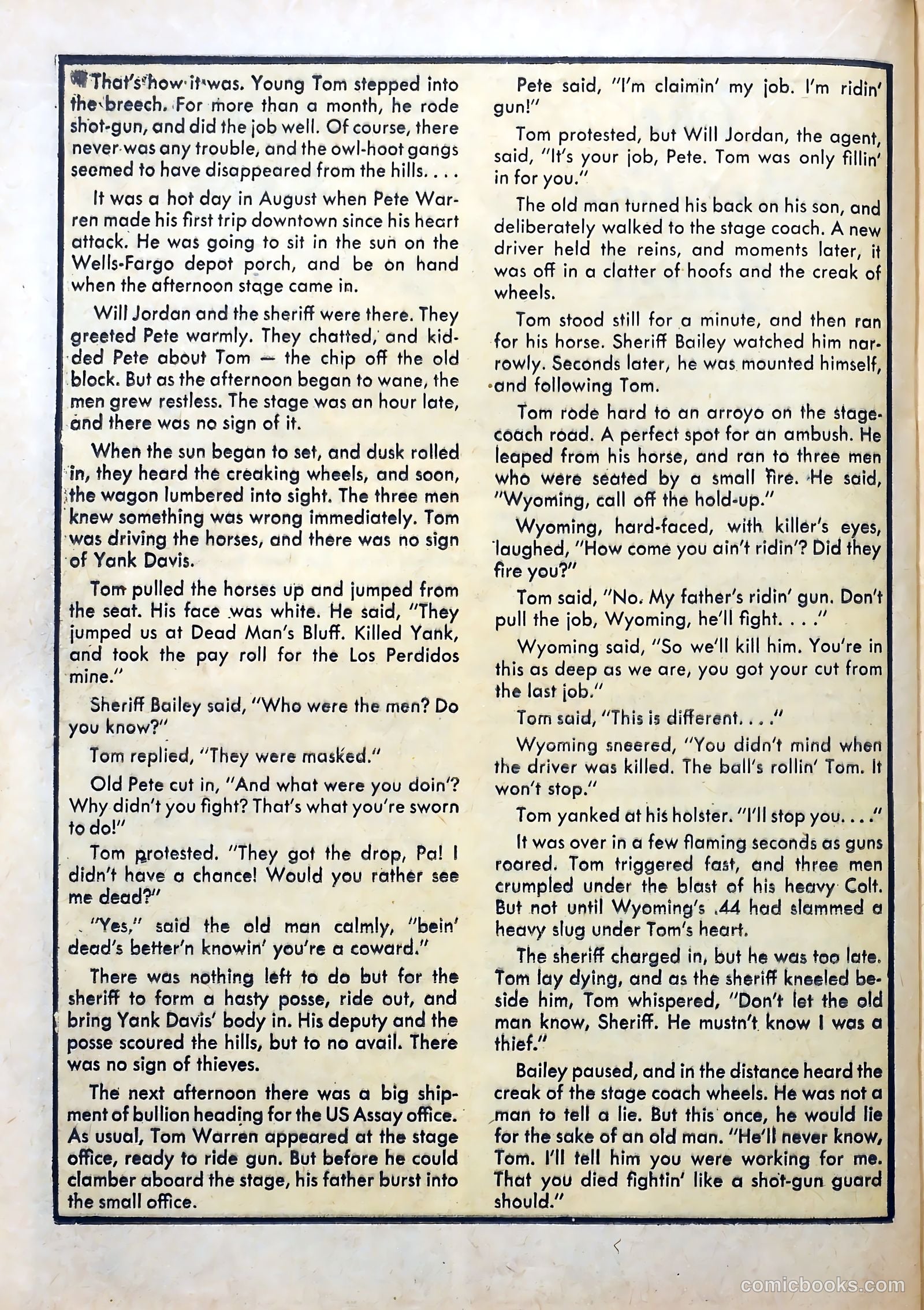 The Westerner Comics #29 — page 32 of 53