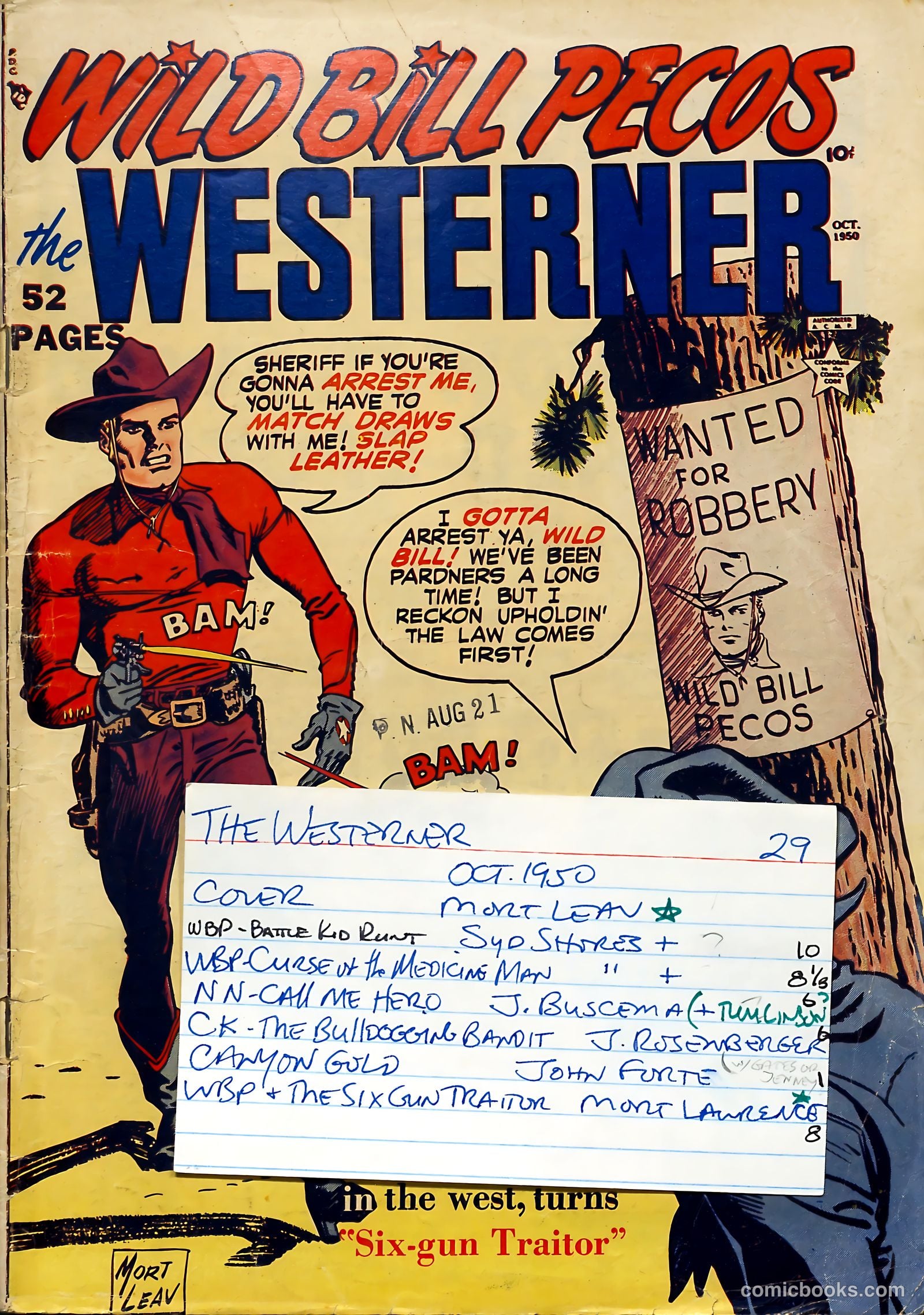 The Westerner Comics #29 — page 53 of 53