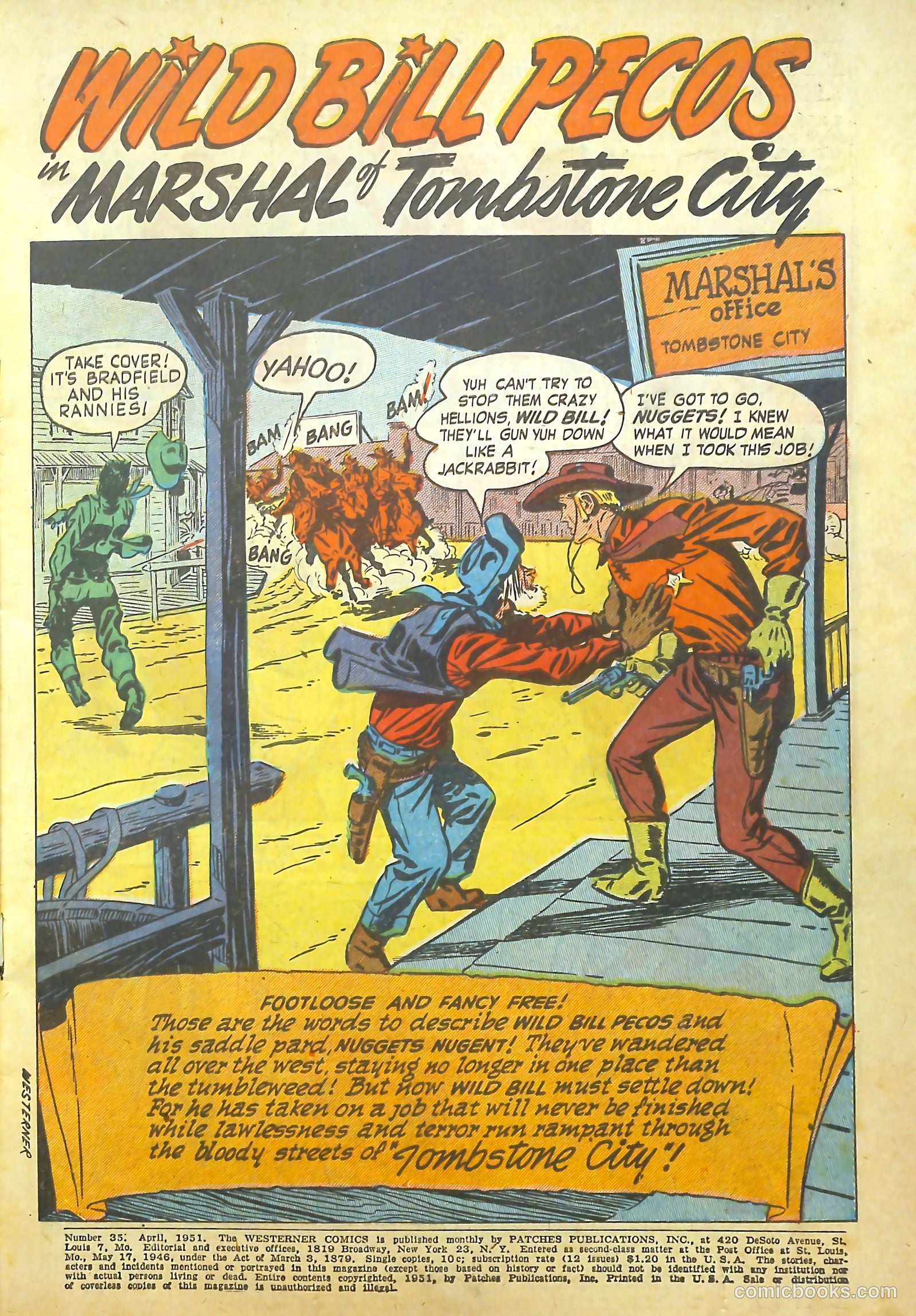 The Westerner Comics #35 — page 3 of 52