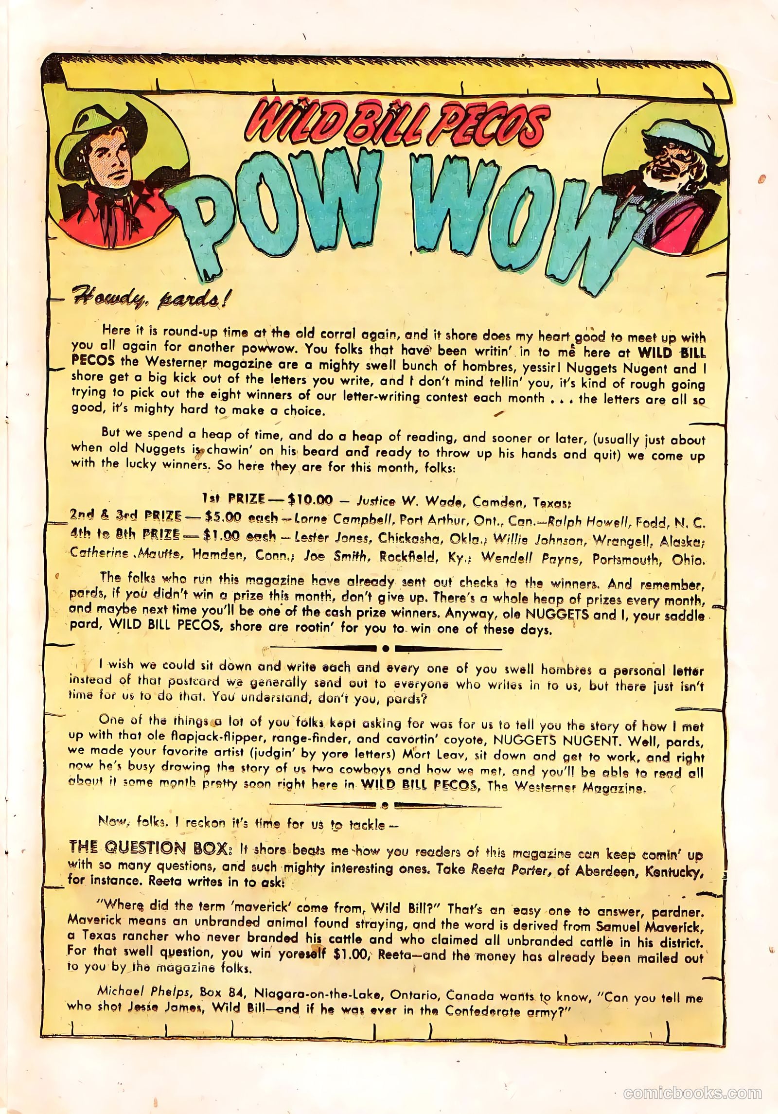 The Westerner Comics #39 — page 23 of 36