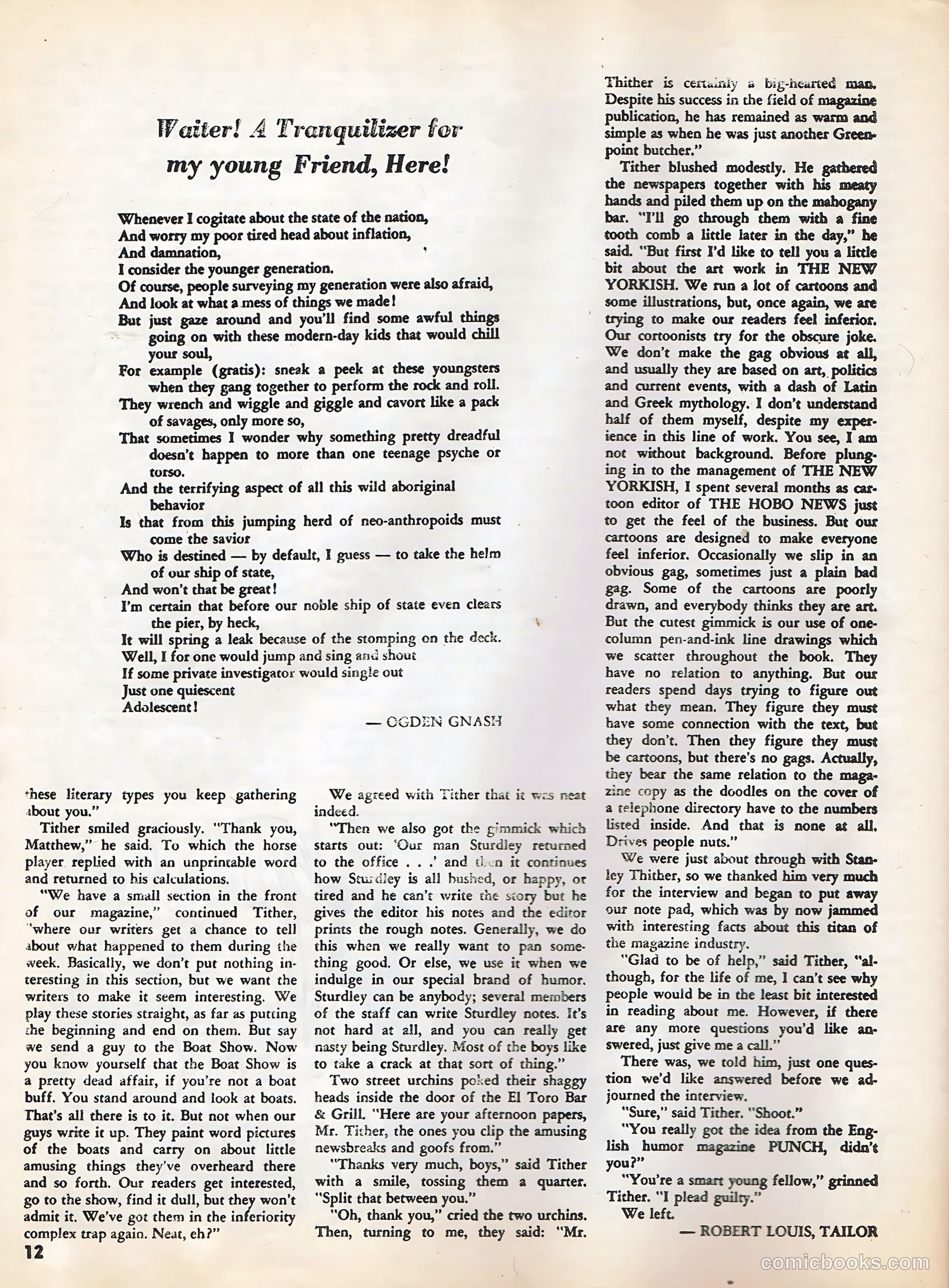 This Magazine Is Crazy #4 — page 12 of 50